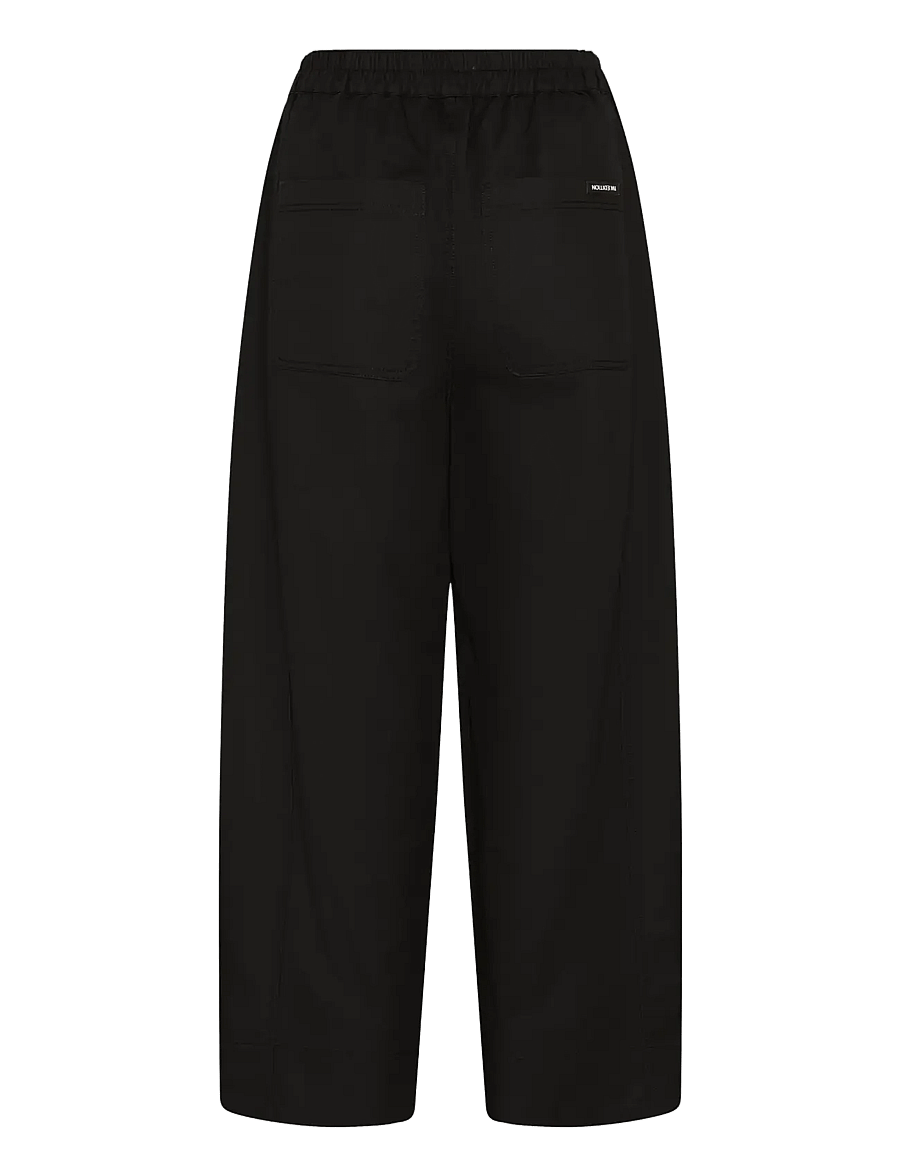 InWear - HAIKOIW PULLON PANTS - hosen mit weitem bein - black - 2