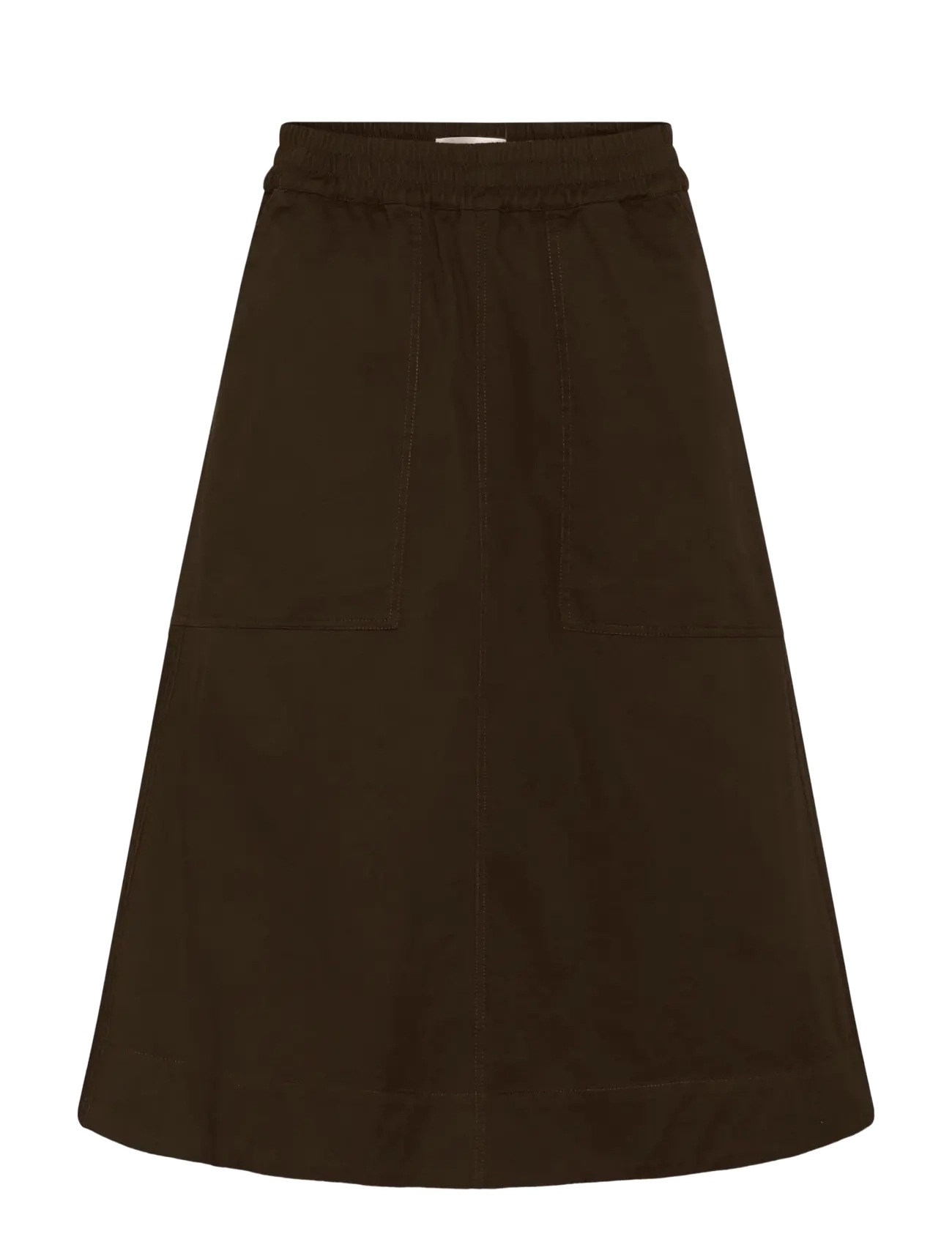 InWear HAIKOIW PULLON SKIRT - Röcke - CHOCOLATE BROWN / brown