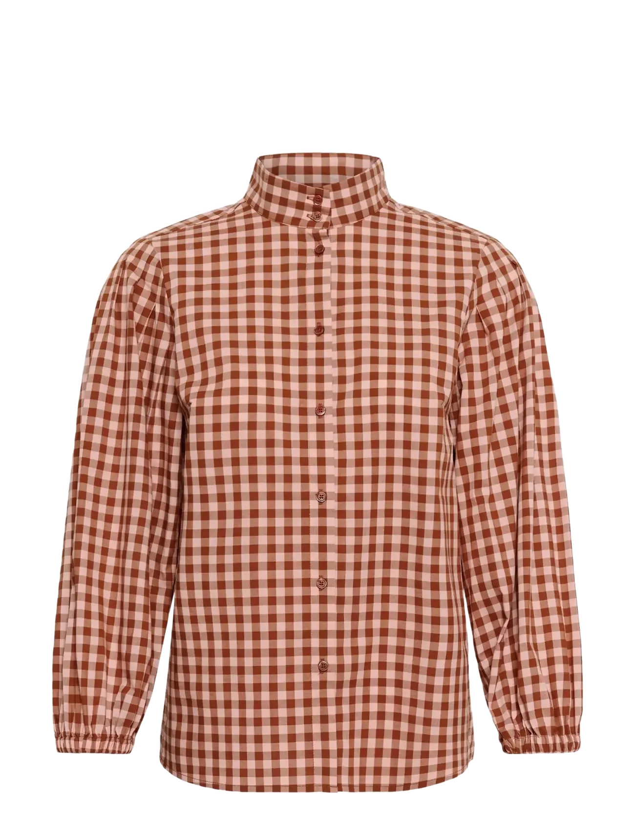 GINGHAM BRANDY/BROWN PALE MAUV
