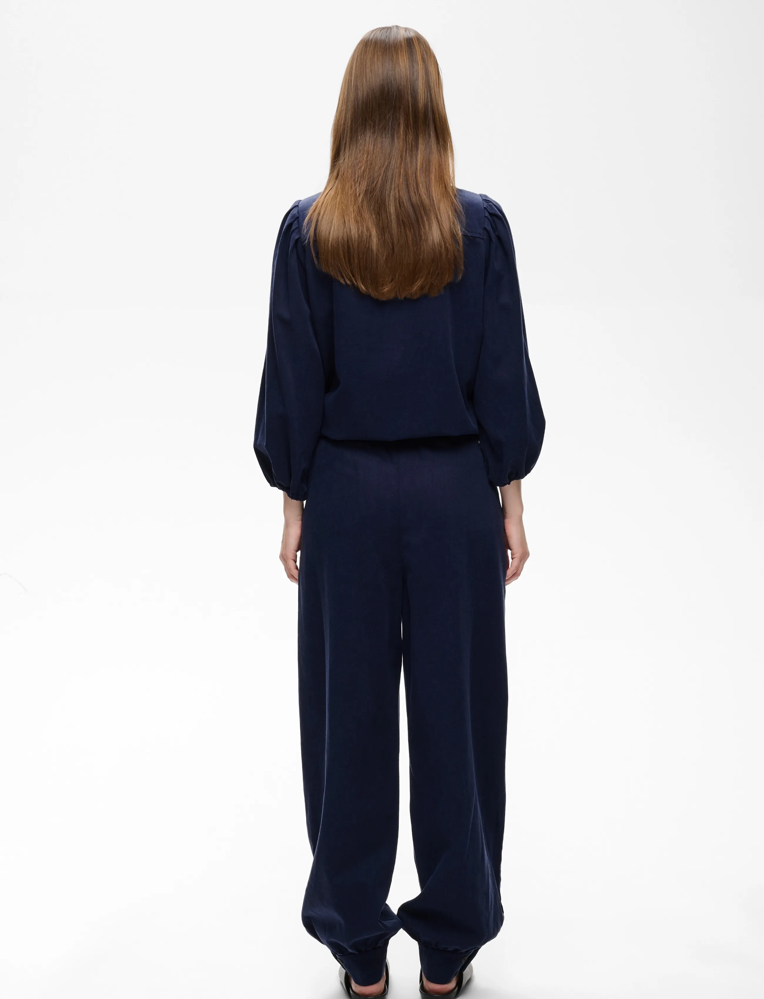 InWear - HESSIW PANTS - barrel-püksid - midnight magic - 3