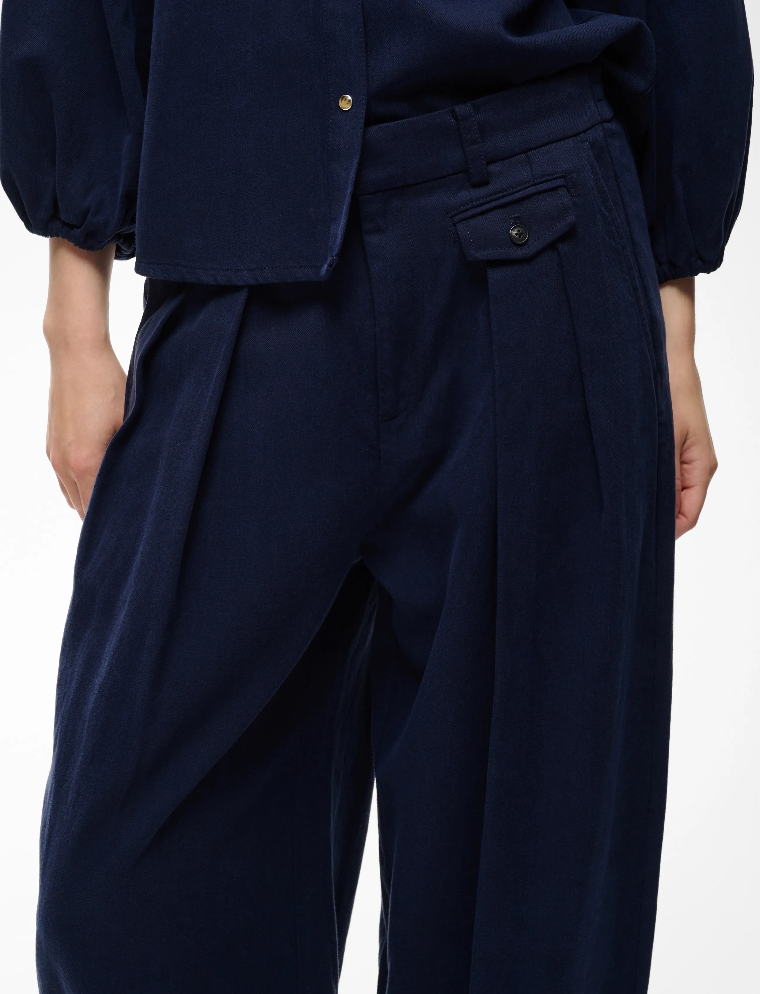 InWear - HESSIW PANTS - barrel-püksid - midnight magic - 5