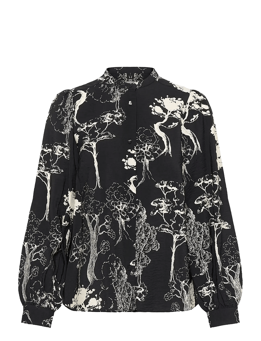 InWear - MAKENNAIW SHIRT - langärmlige hemden - black tree garden - 1