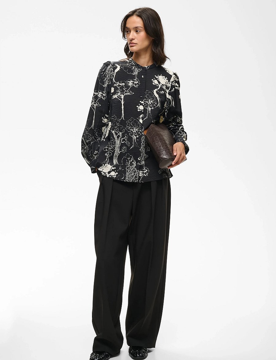 InWear - MAKENNAIW SHIRT - langärmlige hemden - black tree garden - 0