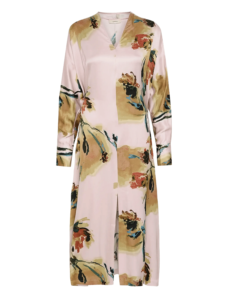 InWear - MEADOWIW DRESS - midikleider - multi painted flower - 0