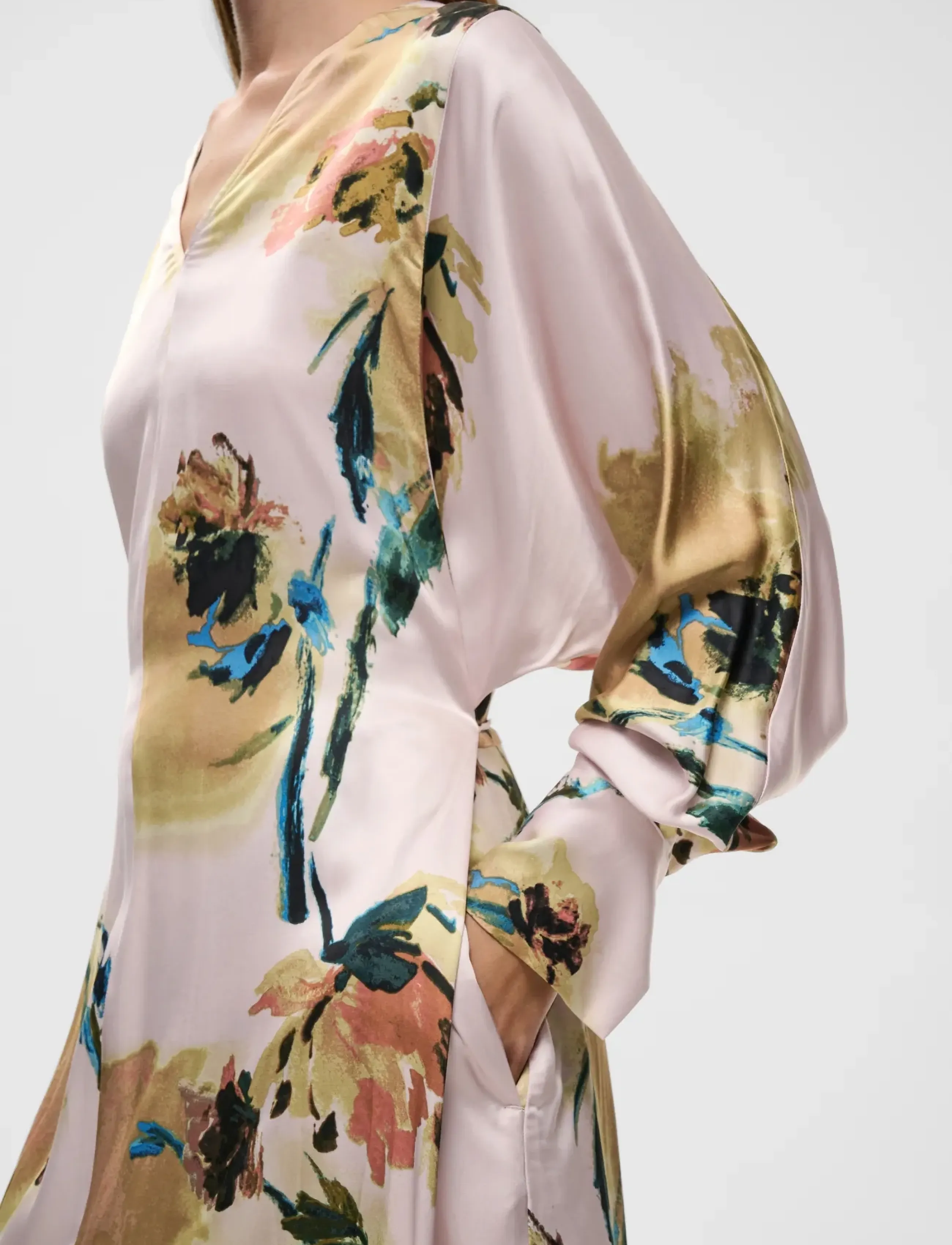 InWear - MEADOWIW DRESS - midi kjoler - multi painted flower - 3