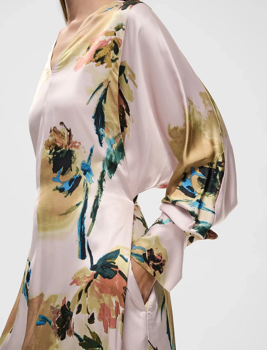 InWear - MEADOWIW DRESS - midi kjoler - multi painted flower - 3