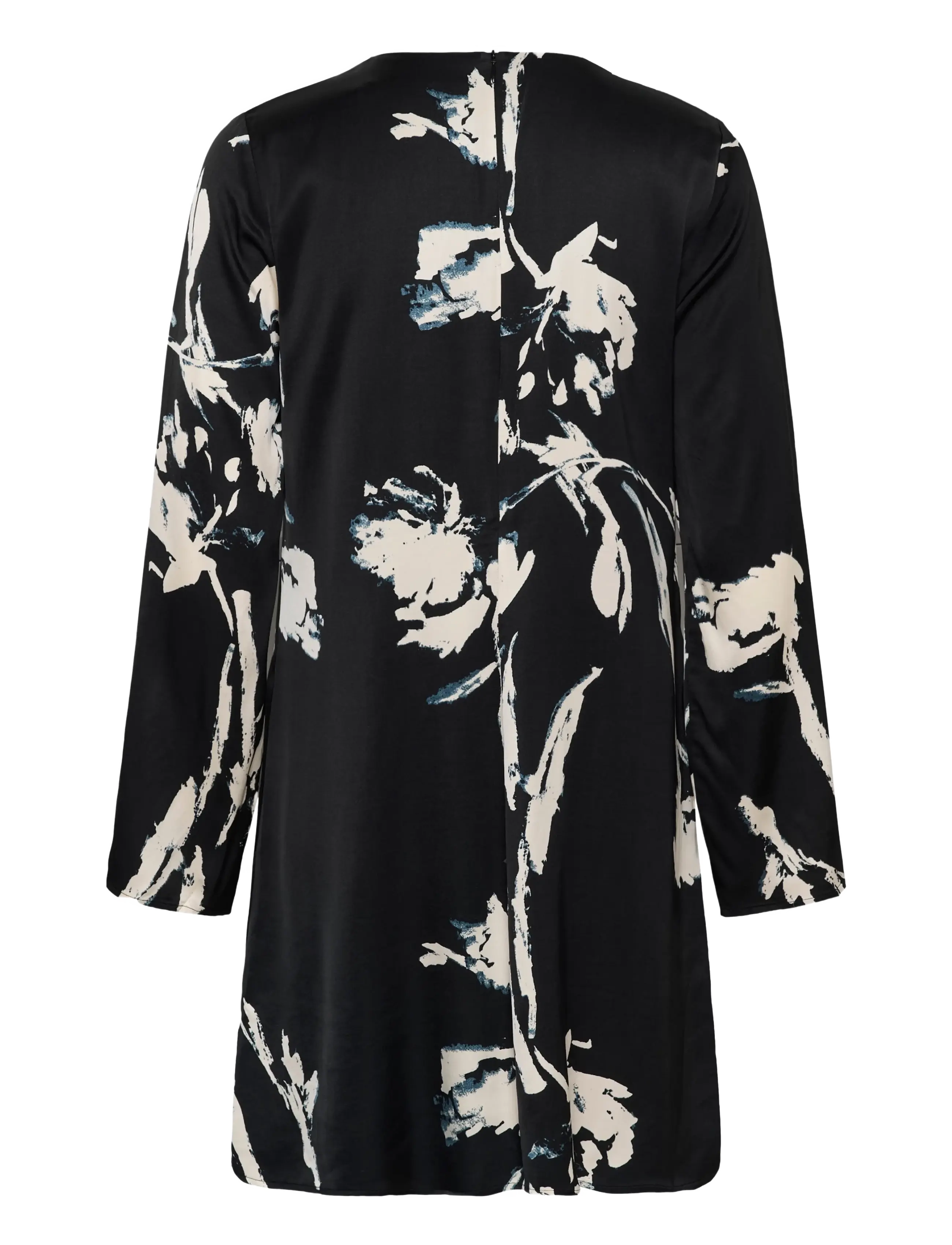 InWear - MEADOWIW SHORT DRESS - kurze kleider - black painted flower - 2