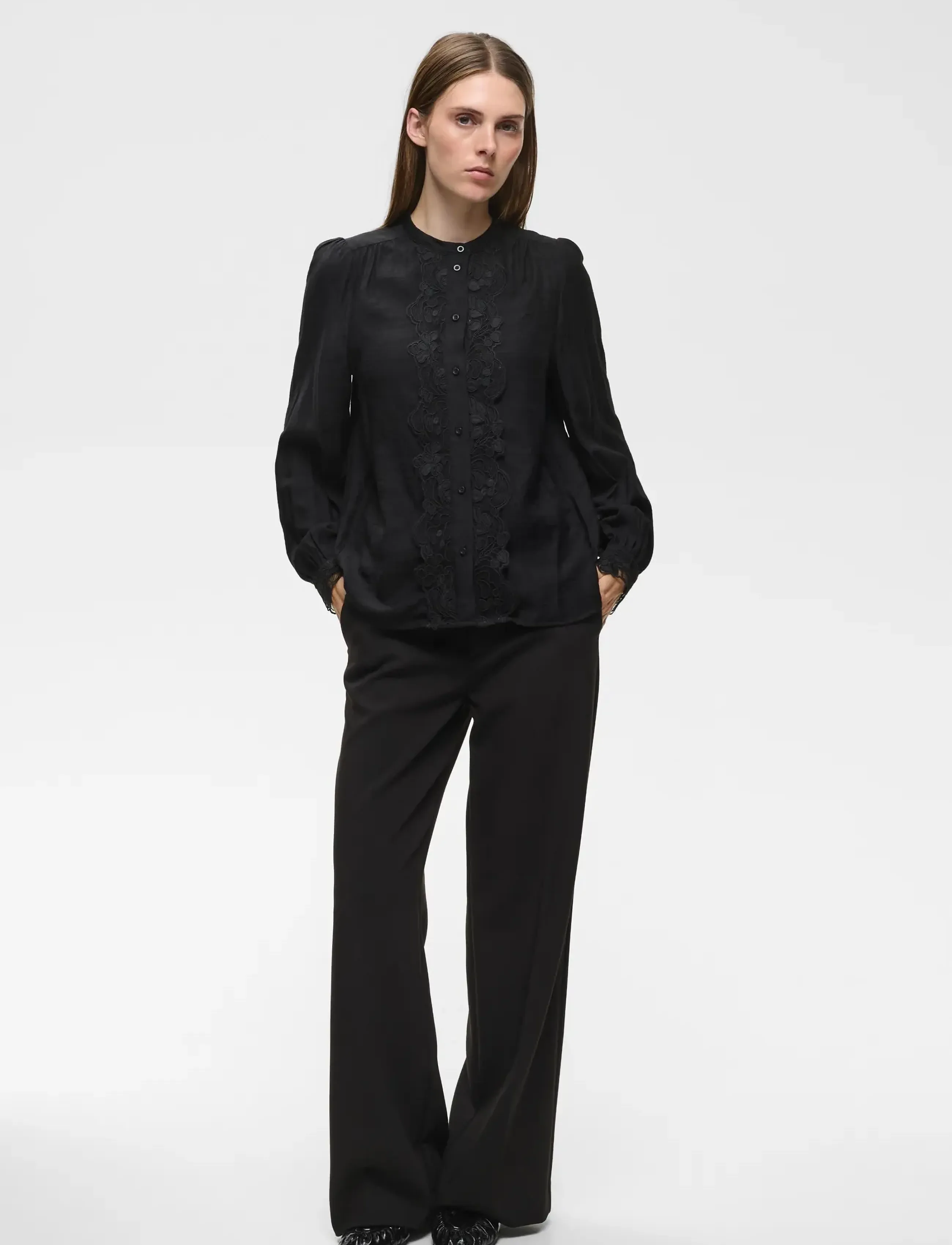 InWear - MORAIW SHIRT - pikkade varrukatega särgid - black - 3