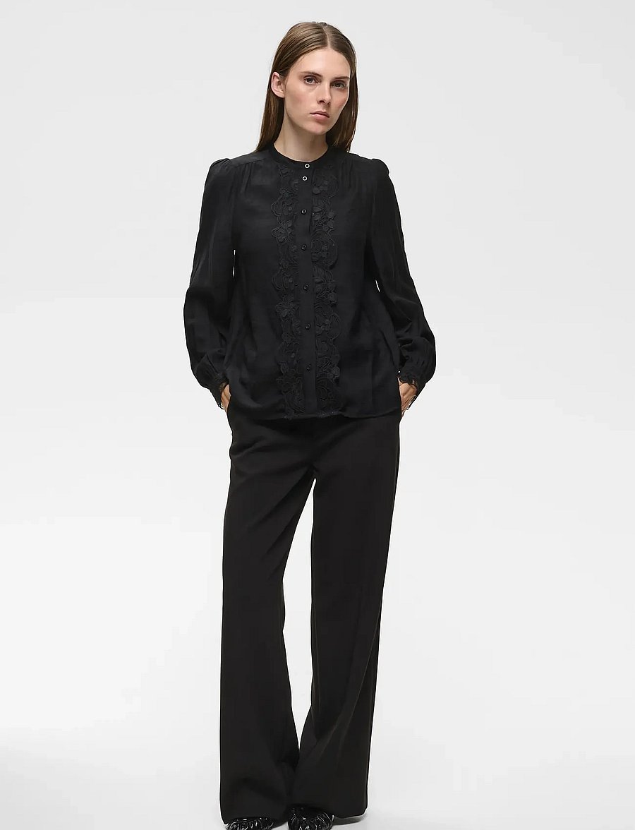 InWear - MORAIW SHIRT - pikkade varrukatega särgid - black - 3