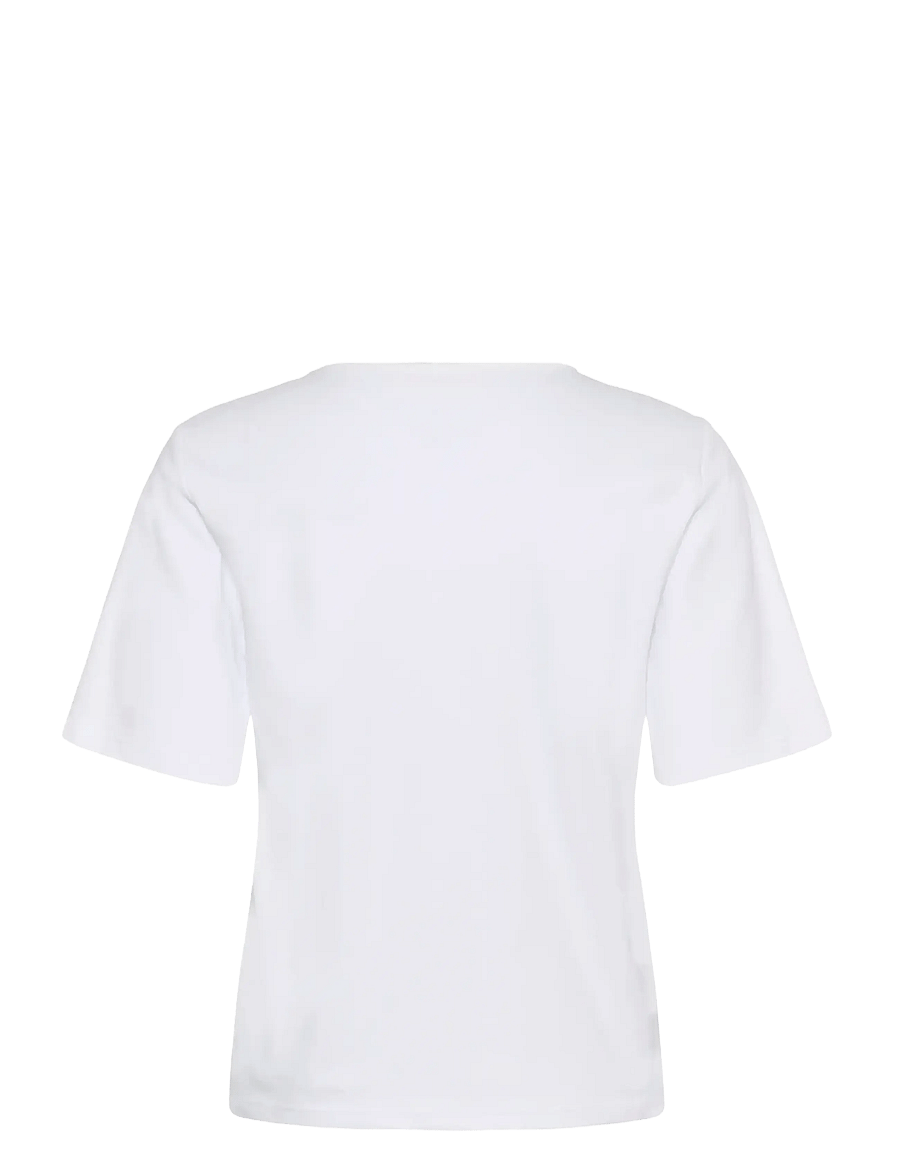 InWear - ALISTONIW BOW TSHIRT - t-shirts - pure white - 2