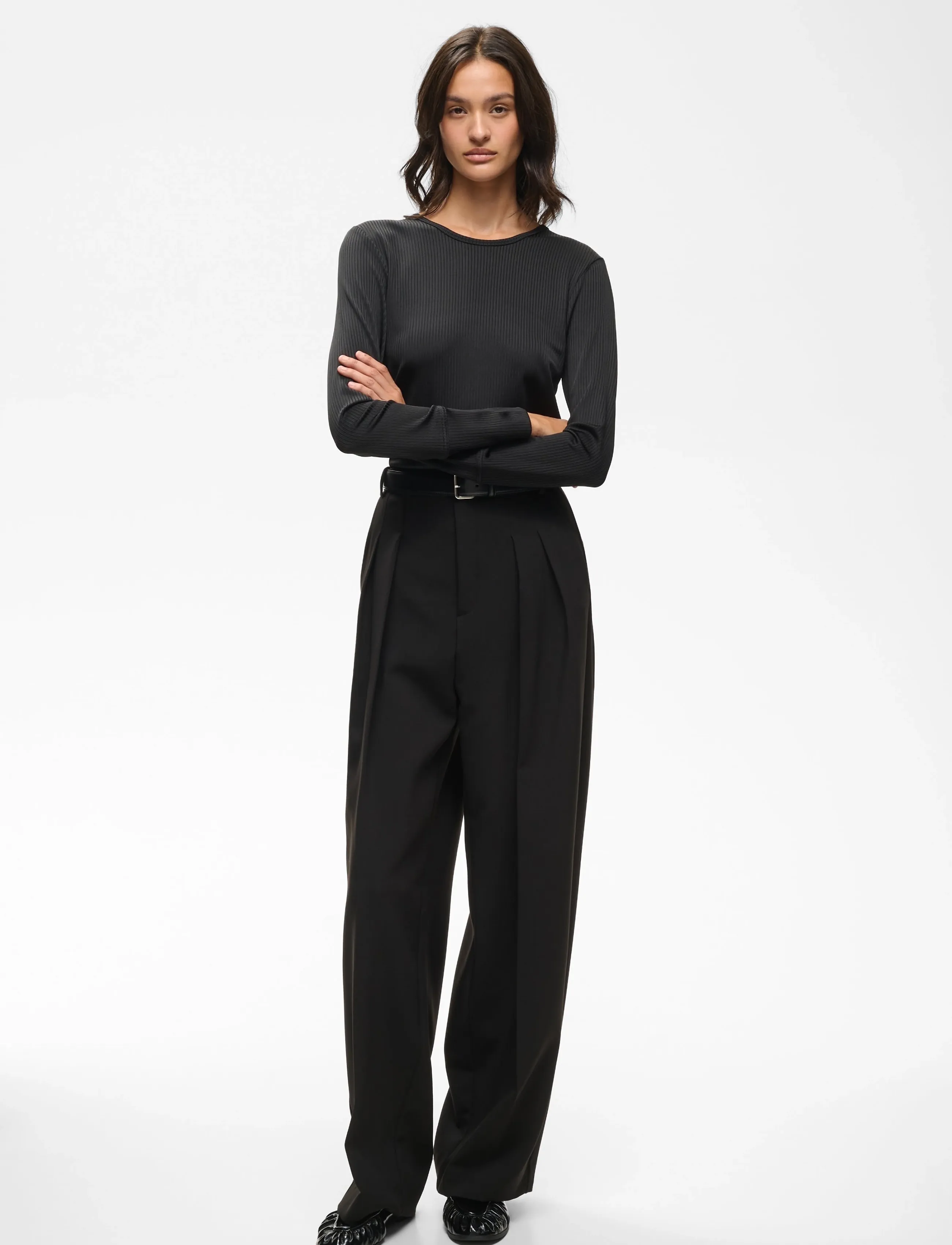 InWear ALICEIW LONG TSHIRT - Langærmede toppe - BLACK / black