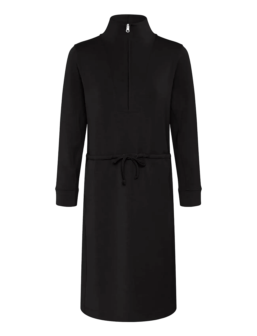 InWear - AGGIEIW VINCENT DRESS - stickade klänningar - black - 1