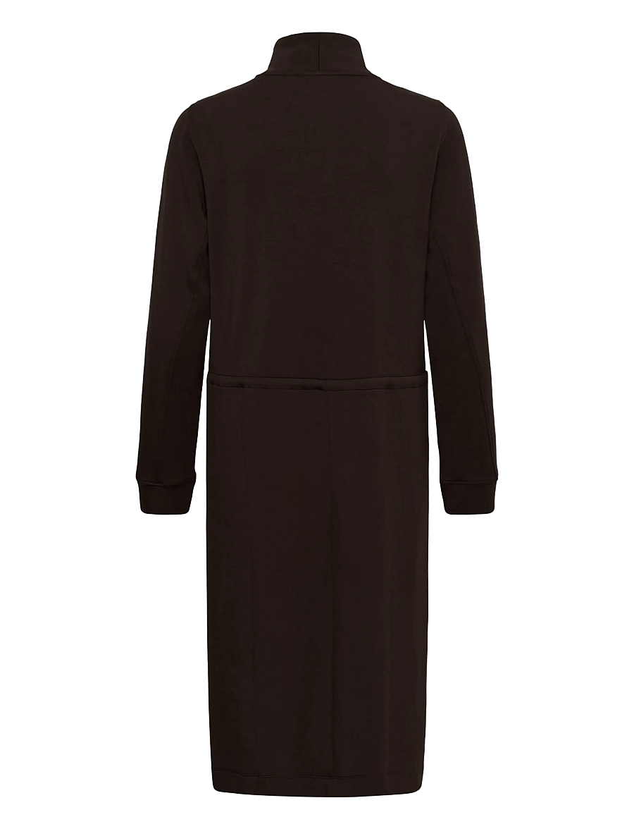 InWear - AGGIEIW VINCENT DRESS - stickade klänningar - chocolate brown - 1