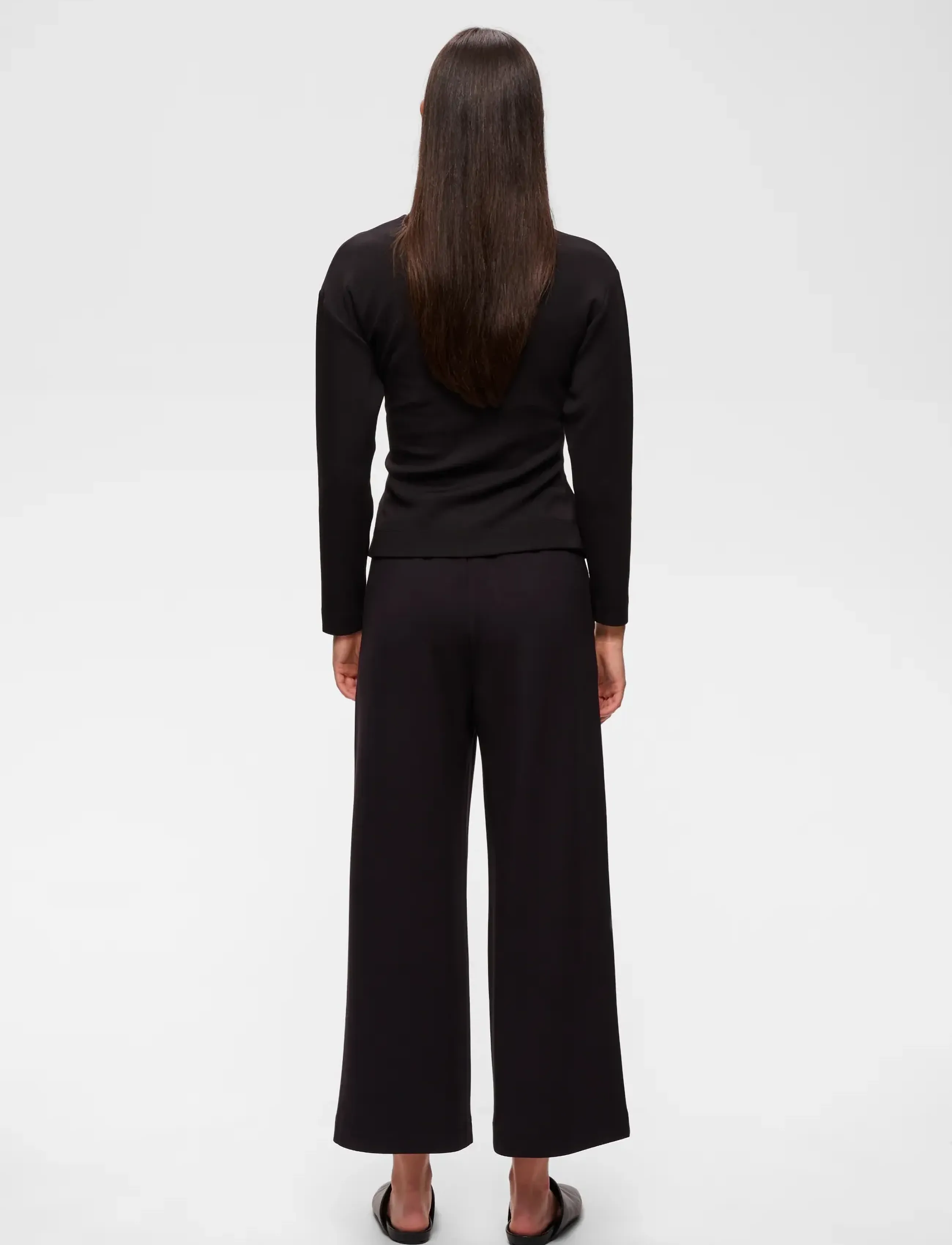 InWear - AGGIEIW VINCENT KNOT BLOUSE - langärmelige blusen - black - 5