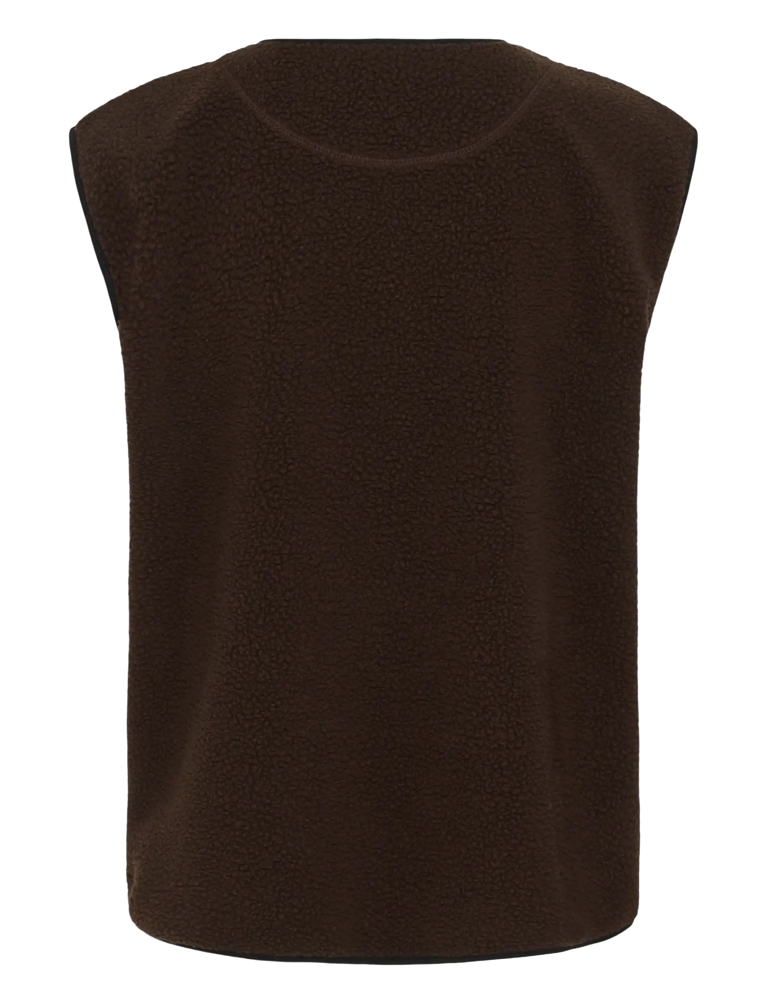 InWear - ABBINAIW WEST - fleece- und teddy-westen - chocolate brown - 1