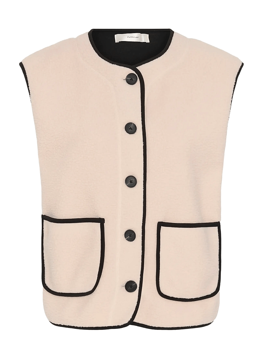 InWear - ABBINAIW WEST - fleece- und teddy-westen - haze - 0