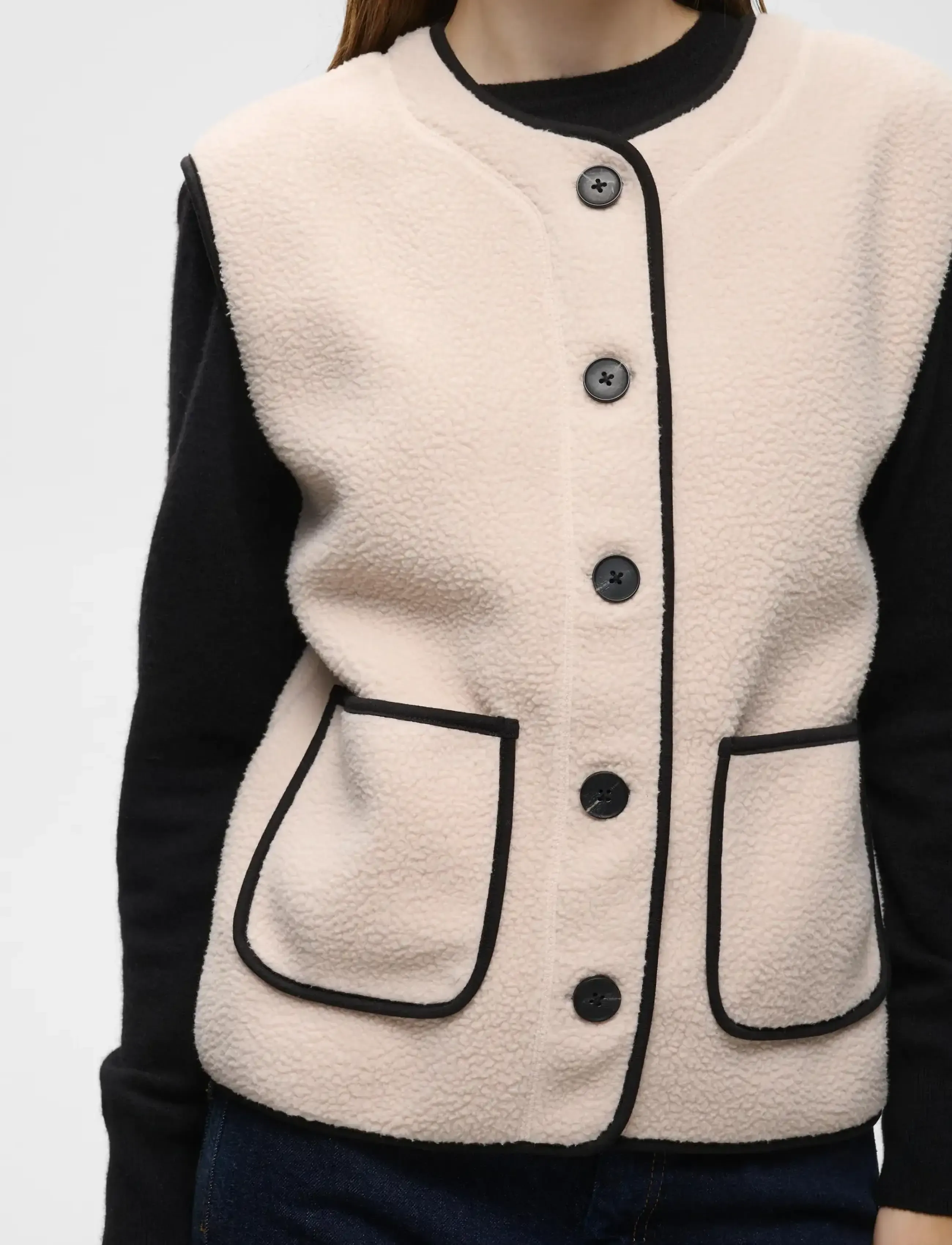 InWear - ABBINAIW WEST - fleece- und teddy-westen - haze - 3