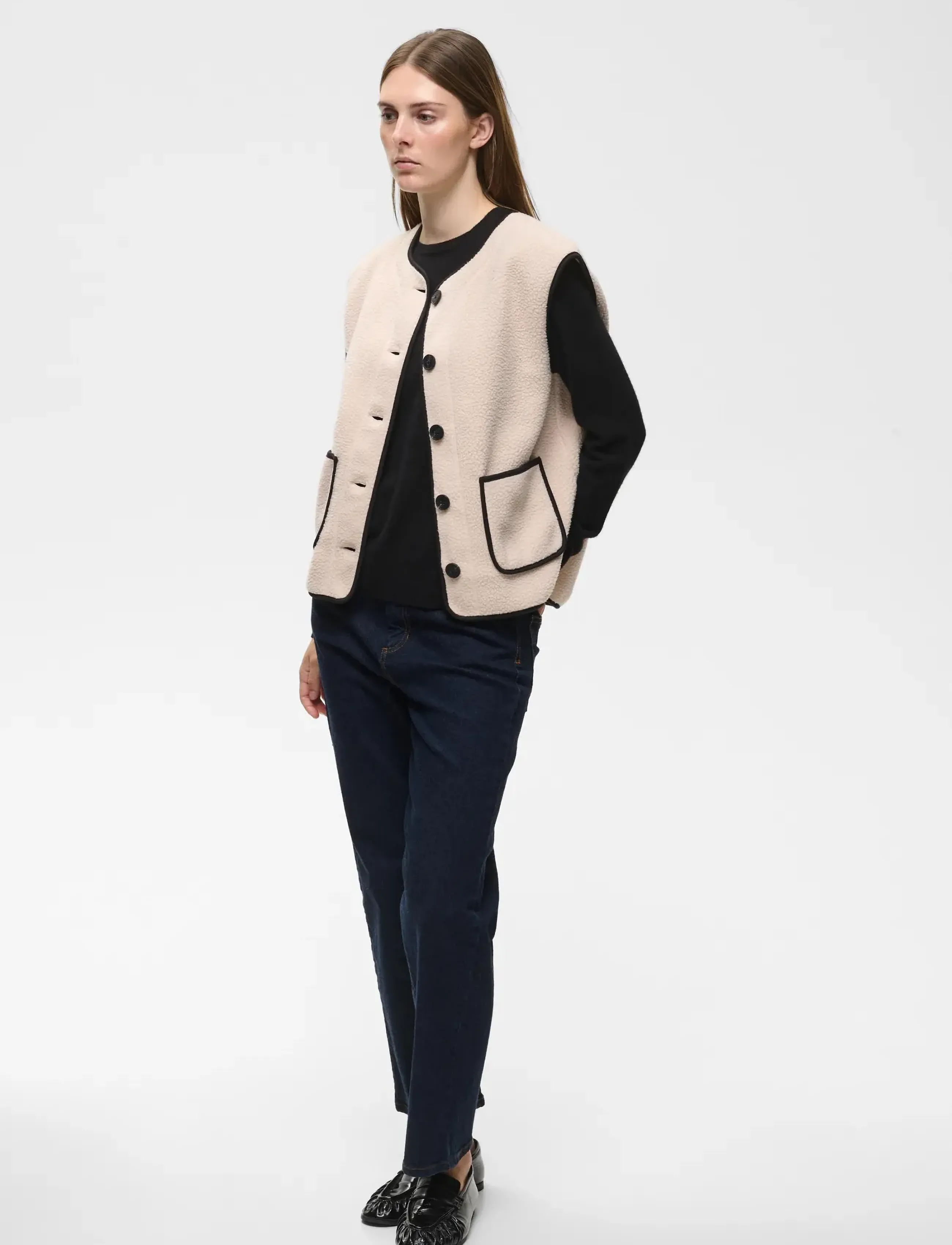 InWear - ABBINAIW WEST - fleece- und teddy-westen - haze - 4