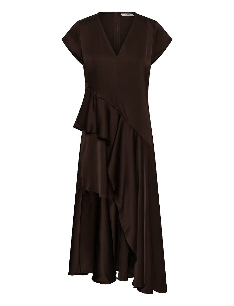 InWear - MALIAIW FEST MIDIDRESS - midikleider - chocolate brown - 1