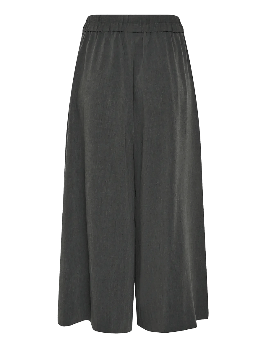 InWear - CLEOHIW SKIRTPANT - vida byxor - dark grey melange - 2