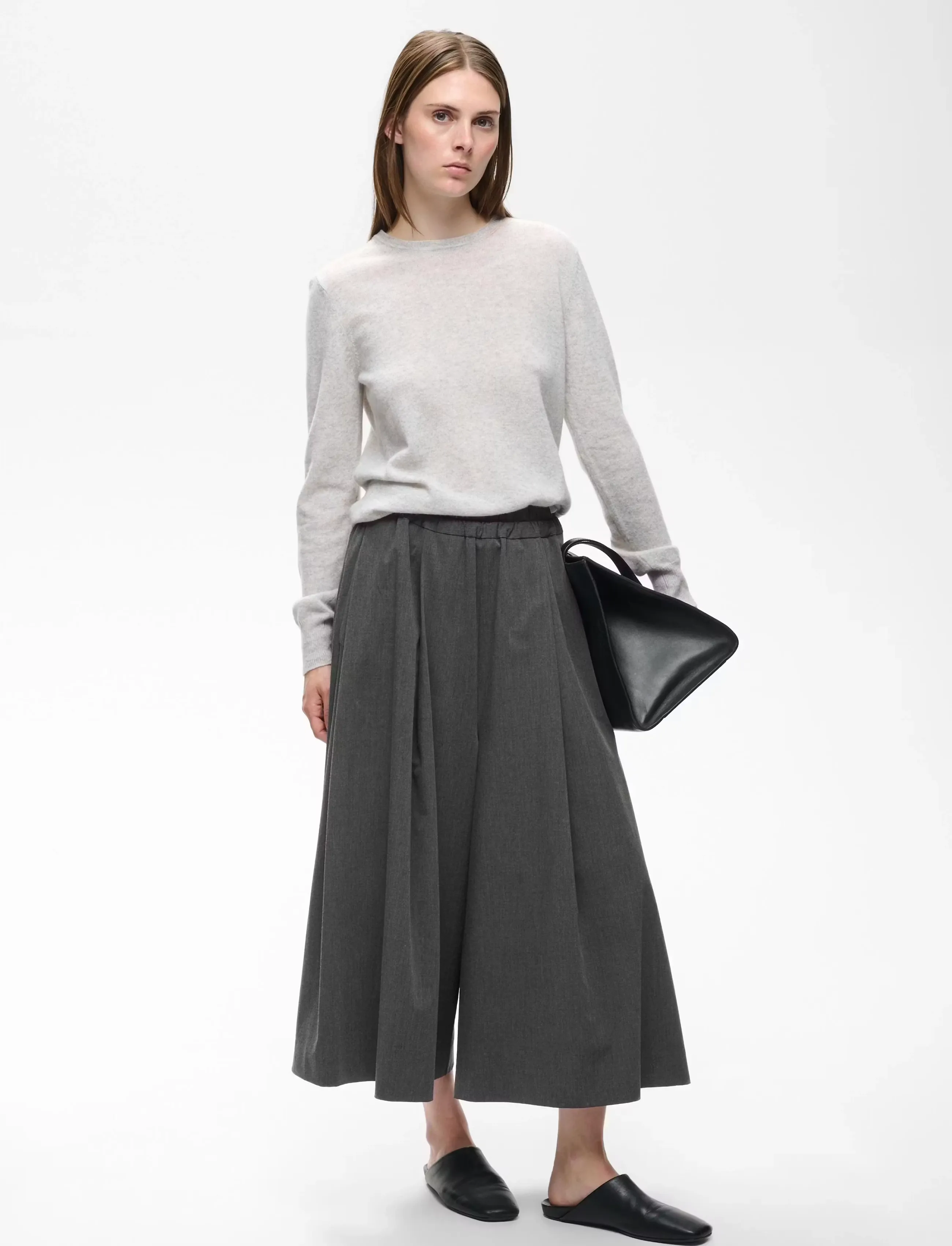 InWear CLEOHIW SKIRTPANT - Hosen - DARK GREY MELANGE / grey