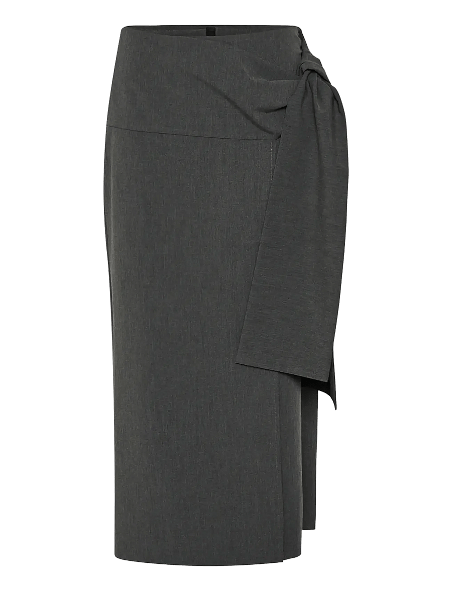 InWear - CLEOHIW SKIRT - wickelröcke - dark grey melange - 1