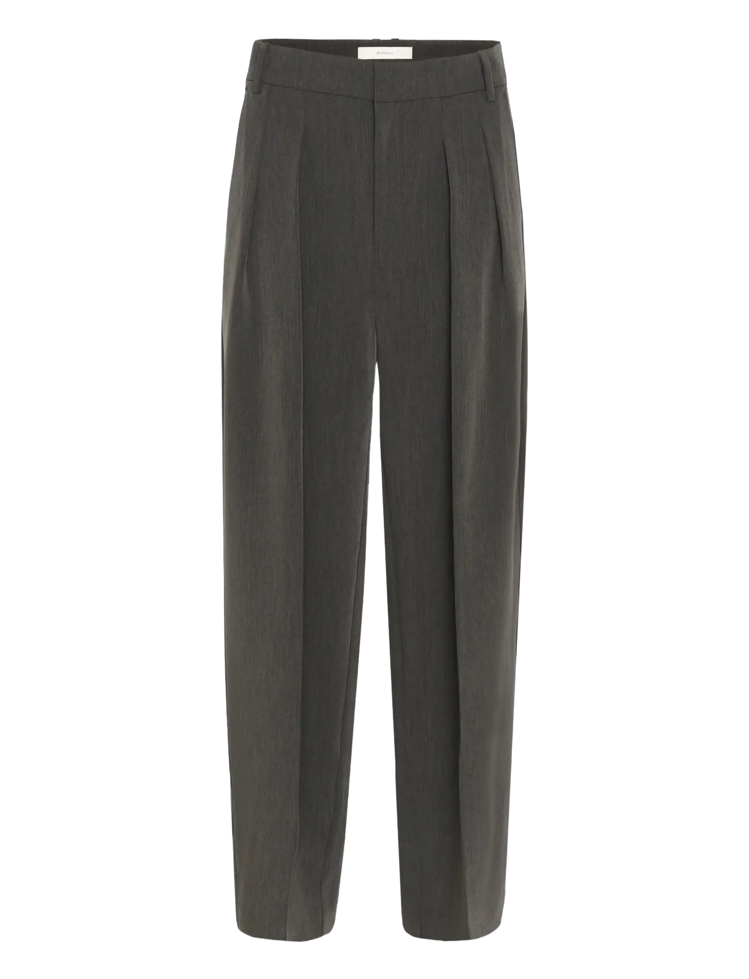 InWear - COLEIW WIDE PANT - wide leg trousers - chocolate torte melange - 1