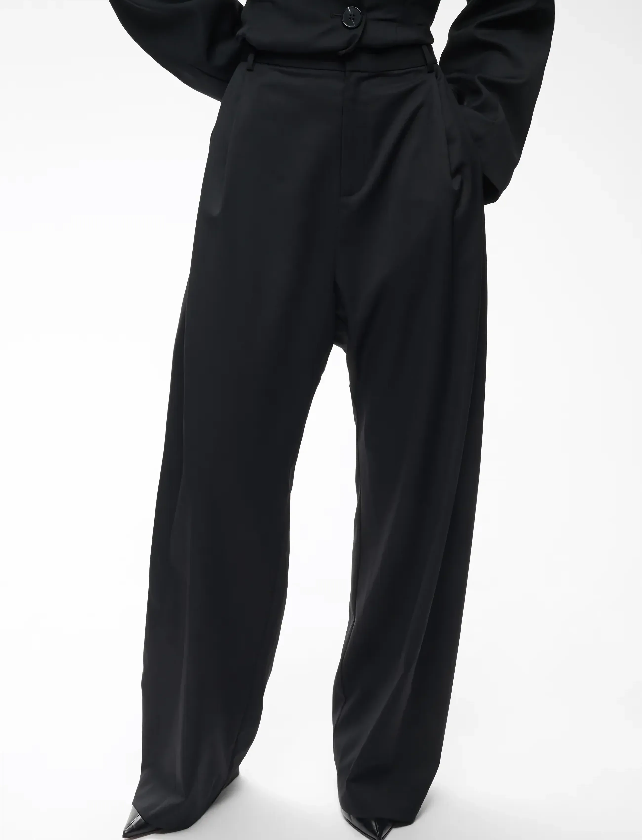 InWear CARAHIW PANT - Riided - BLACK / black