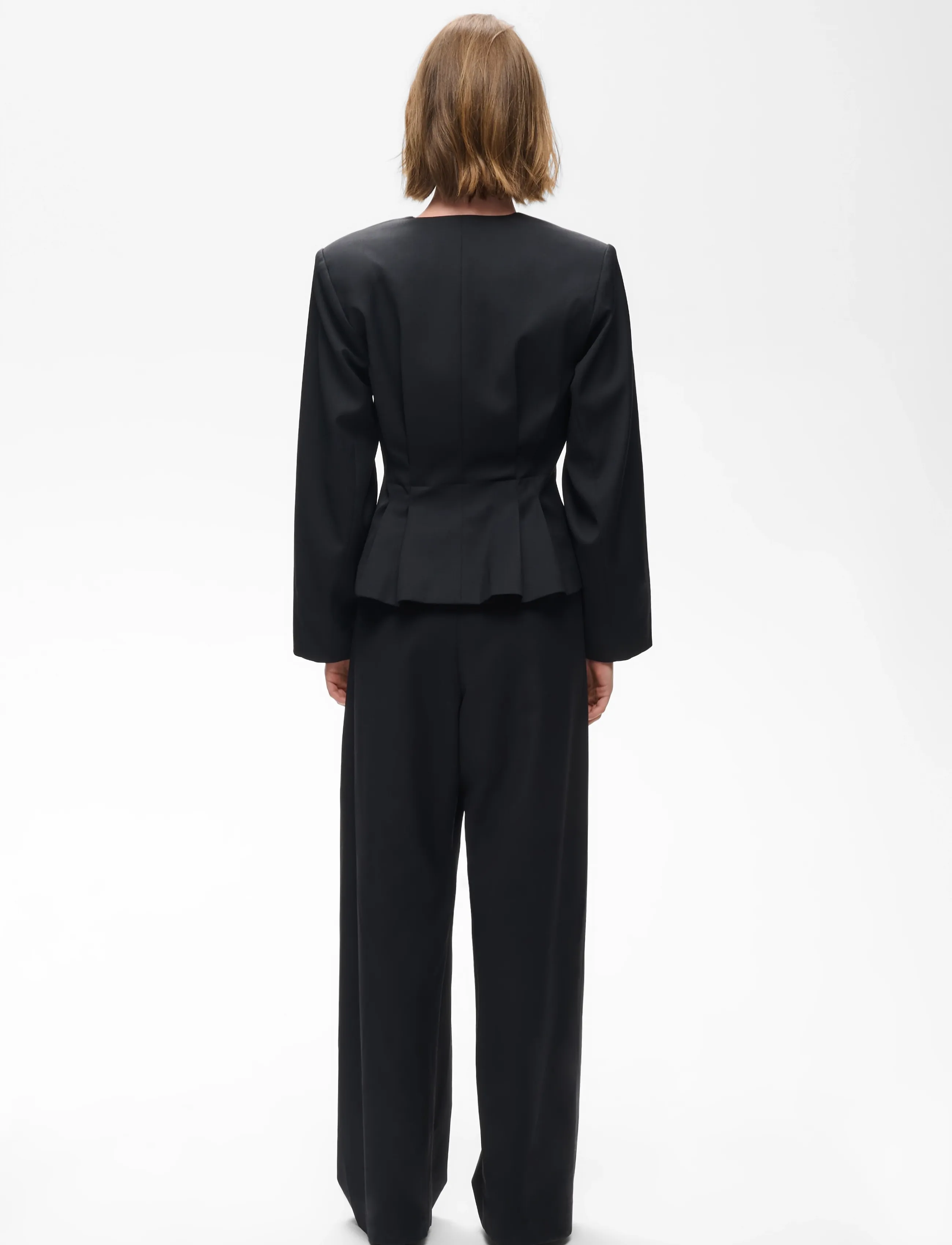 InWear - CARAHIW PANT - kostymbyxor - black - 4