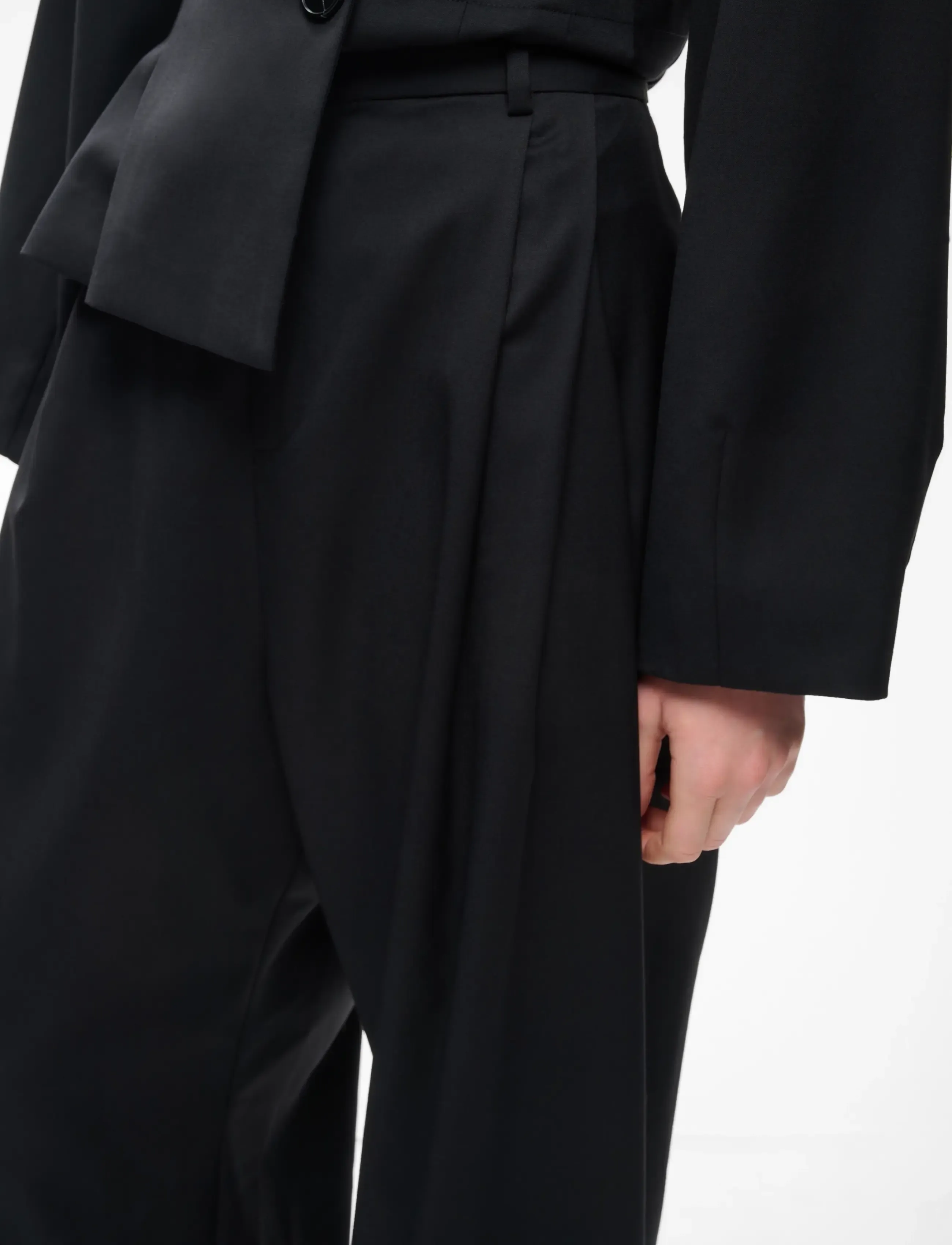 InWear - CARAHIW PANT - kostymbyxor - black - 5