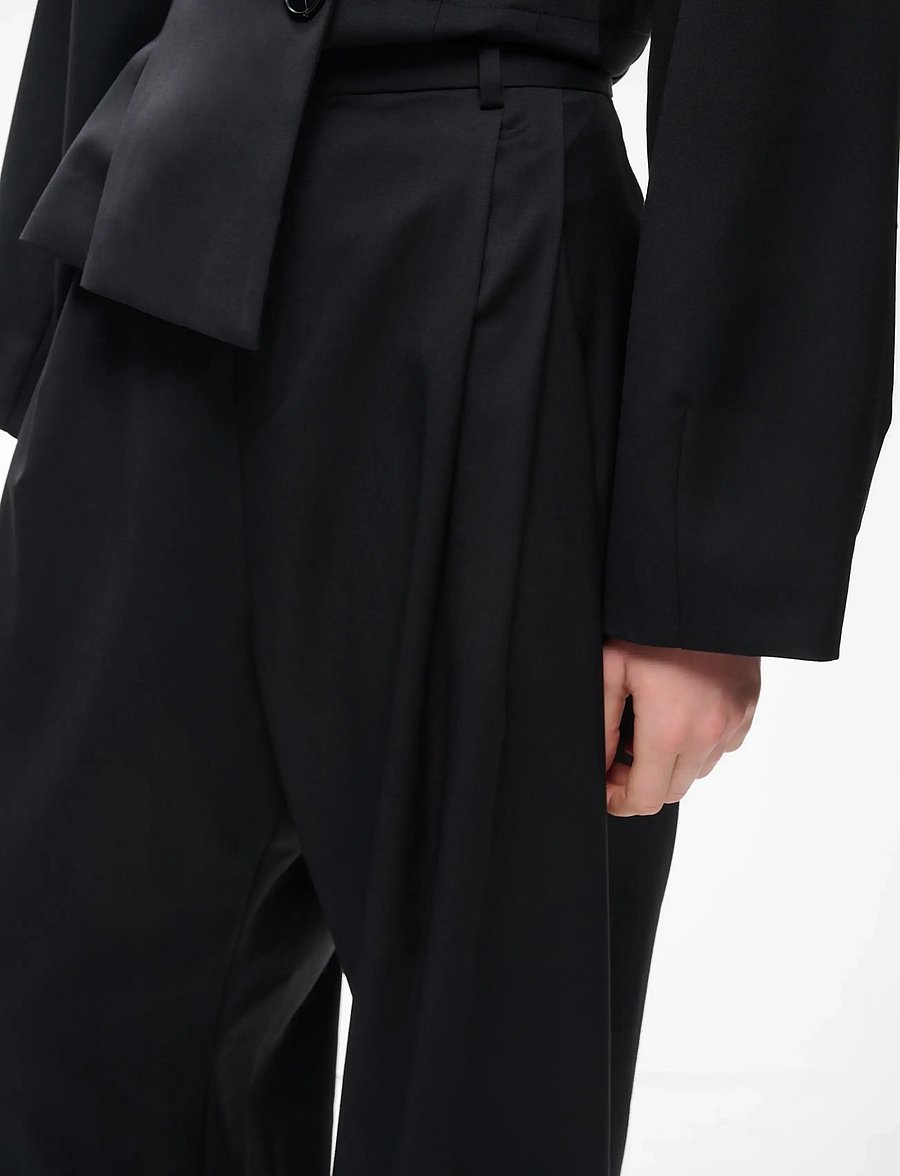 InWear - CARAHIW PANT - kostymbyxor - black - 5