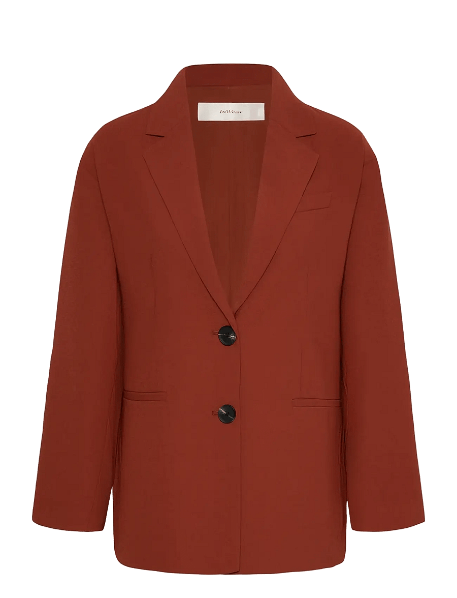 InWear - CHRISSIEIW BLAZER - single breasted blazers - brandy brown - 1