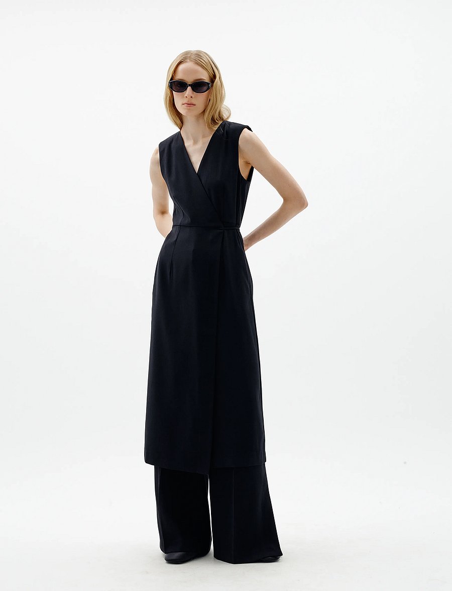 InWear - CHRISSIEIW DRESS - wrap dresses - black - 0