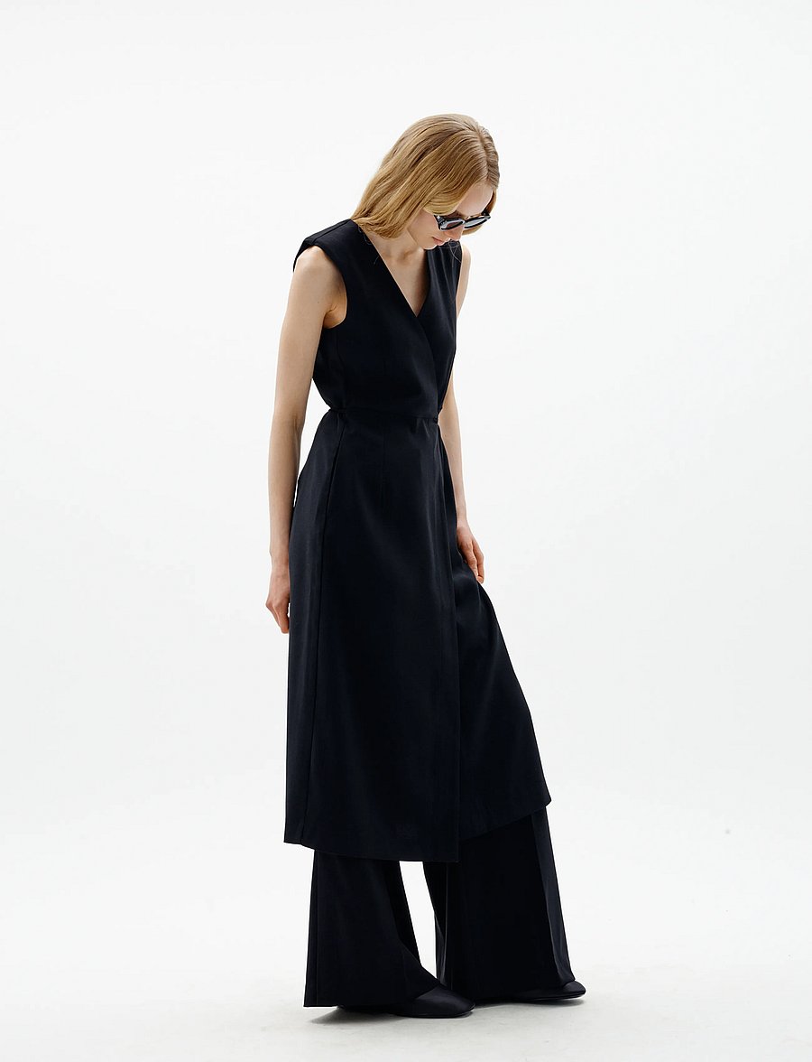 InWear - CHRISSIEIW DRESS - wrap dresses - black - 3