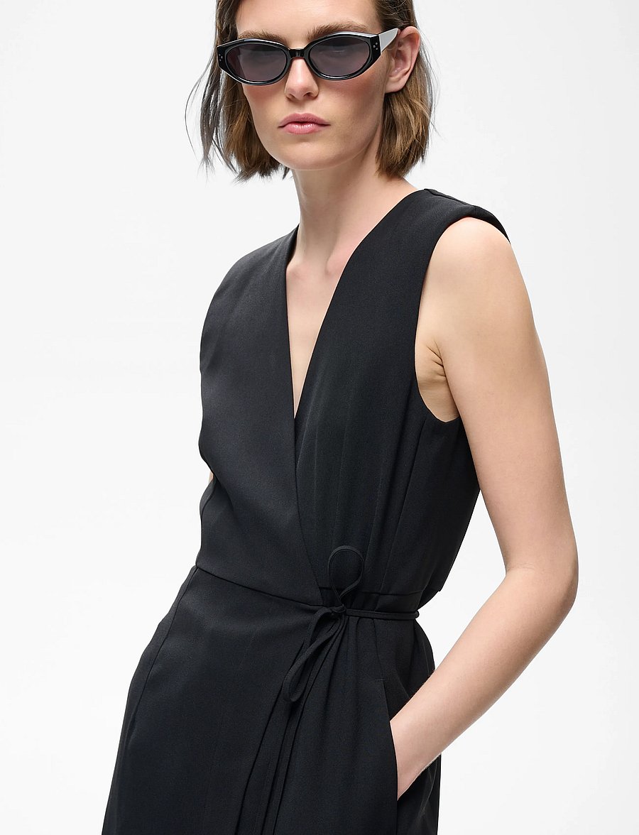 InWear - CHRISSIEIW DRESS - wrap dresses - black - 4