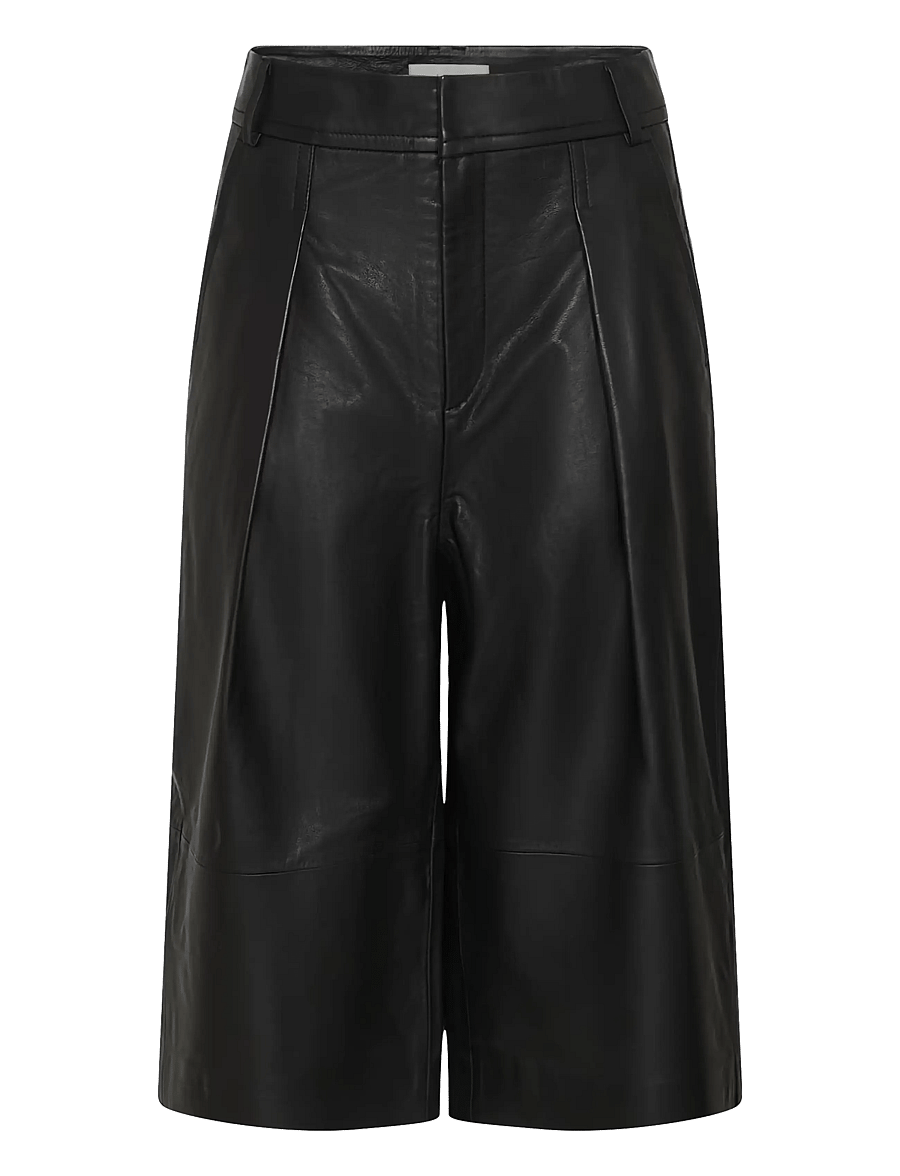 InWear - CELINAHIW CULOTTE PANT - poolpikad püksid - black - 1