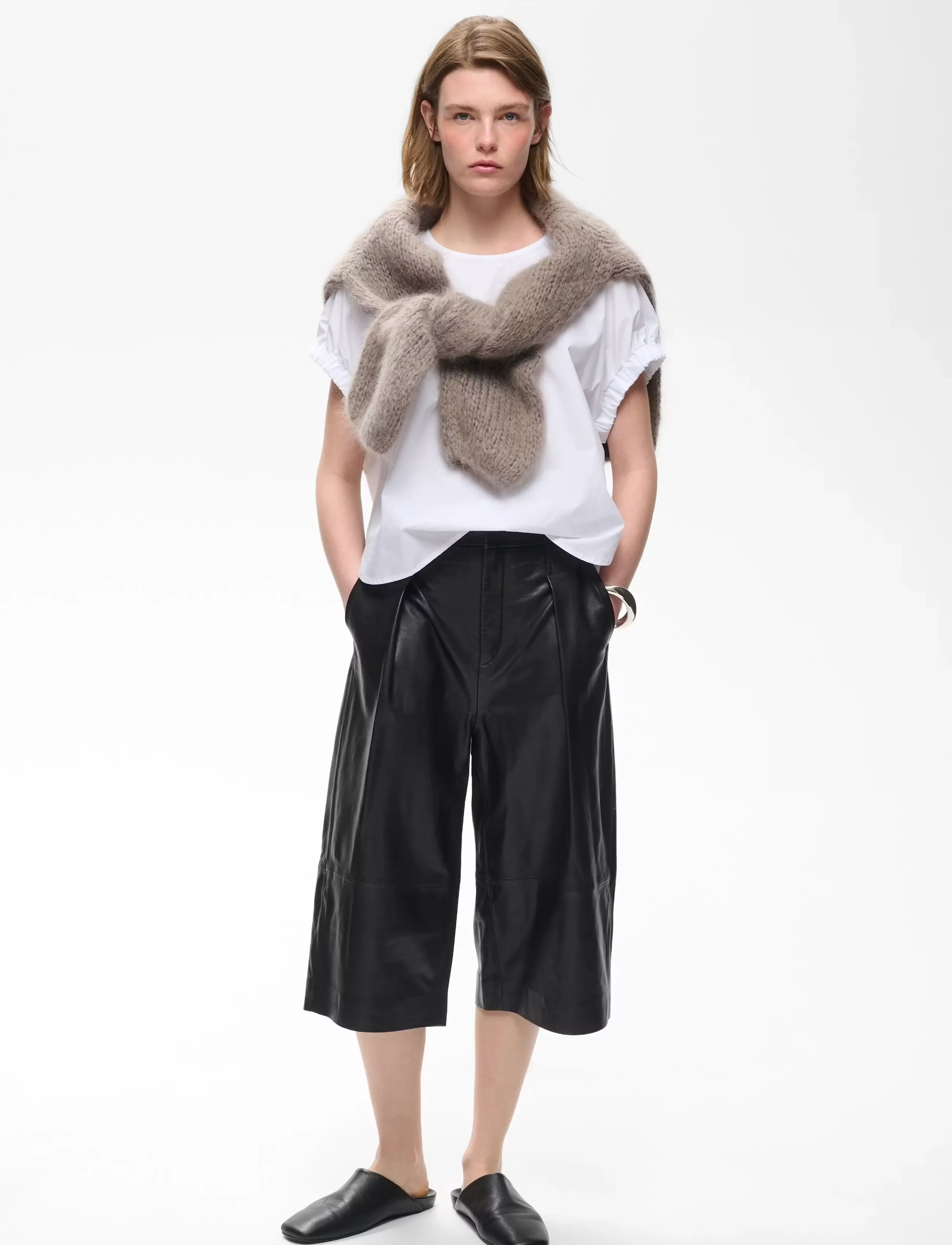 InWear CELINAHIW CULOTTE PANT - Hosen - BLACK / black
