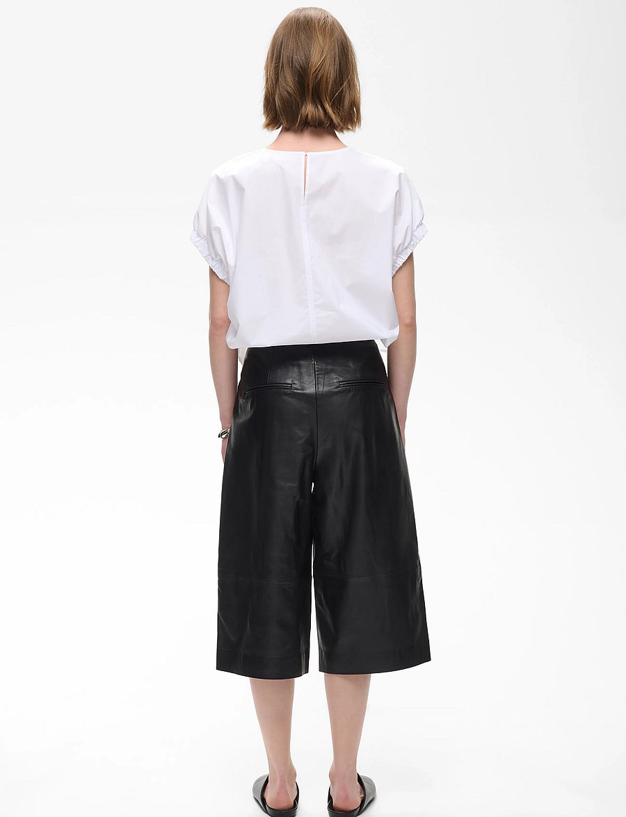 InWear - CELINAHIW CULOTTE PANT - poolpikad püksid - black - 4