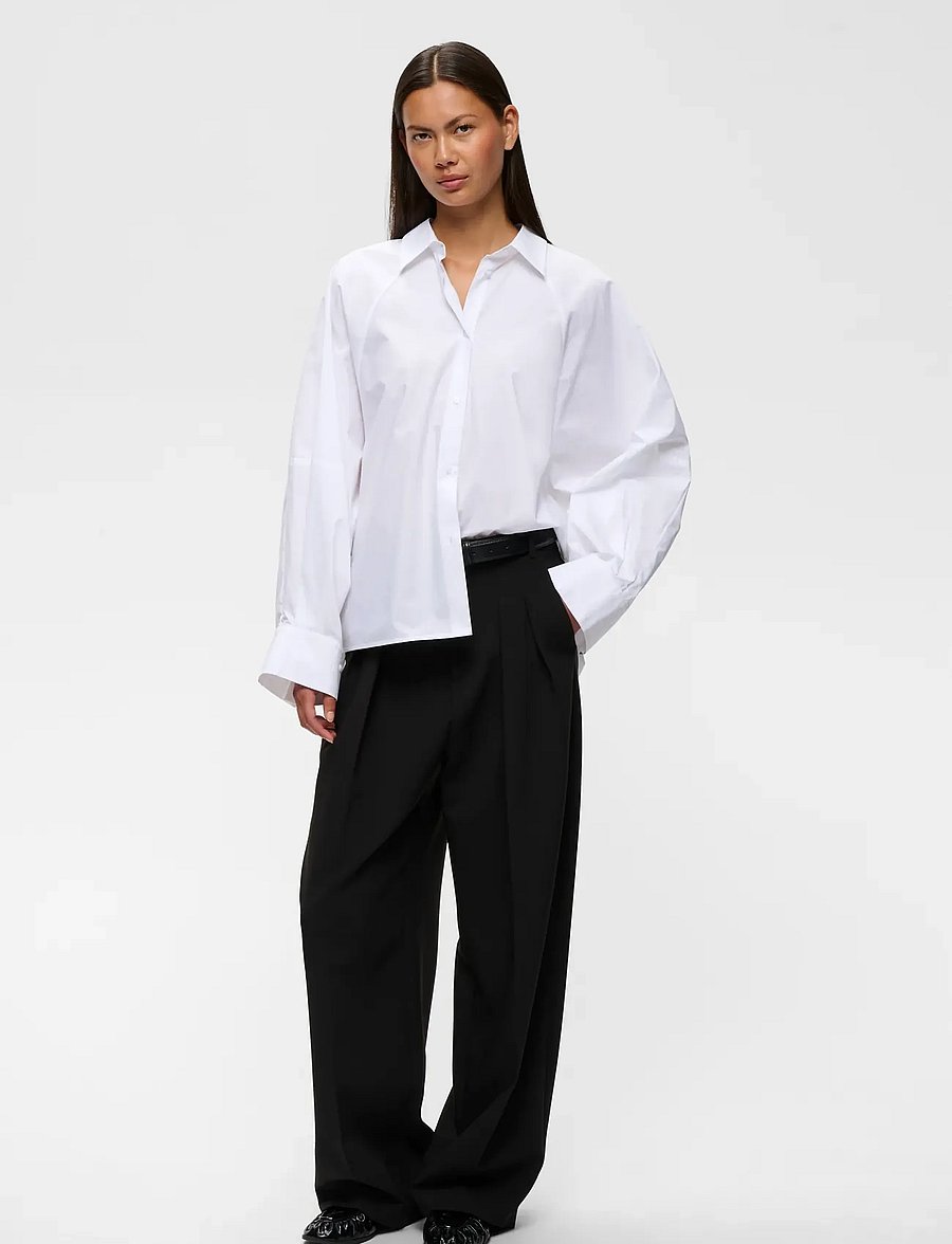 InWear - CASSIEHIW BARREL PANT - anzugshosen - black - 3
