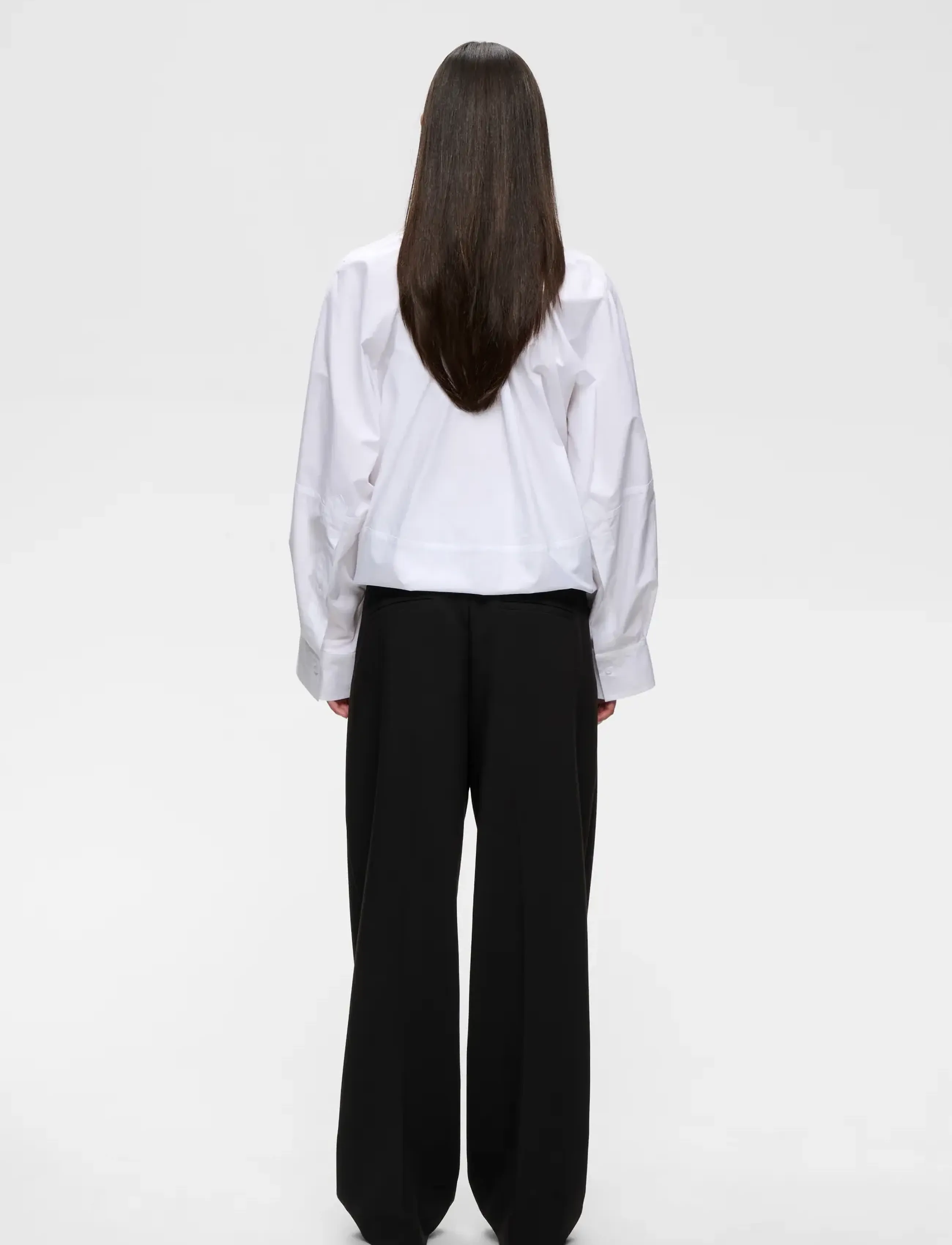 InWear - CASSIEHIW BARREL PANT - anzugshosen - black - 4