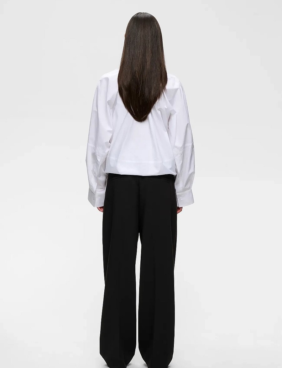 InWear - CASSIEHIW BARREL PANT - anzugshosen - black - 4