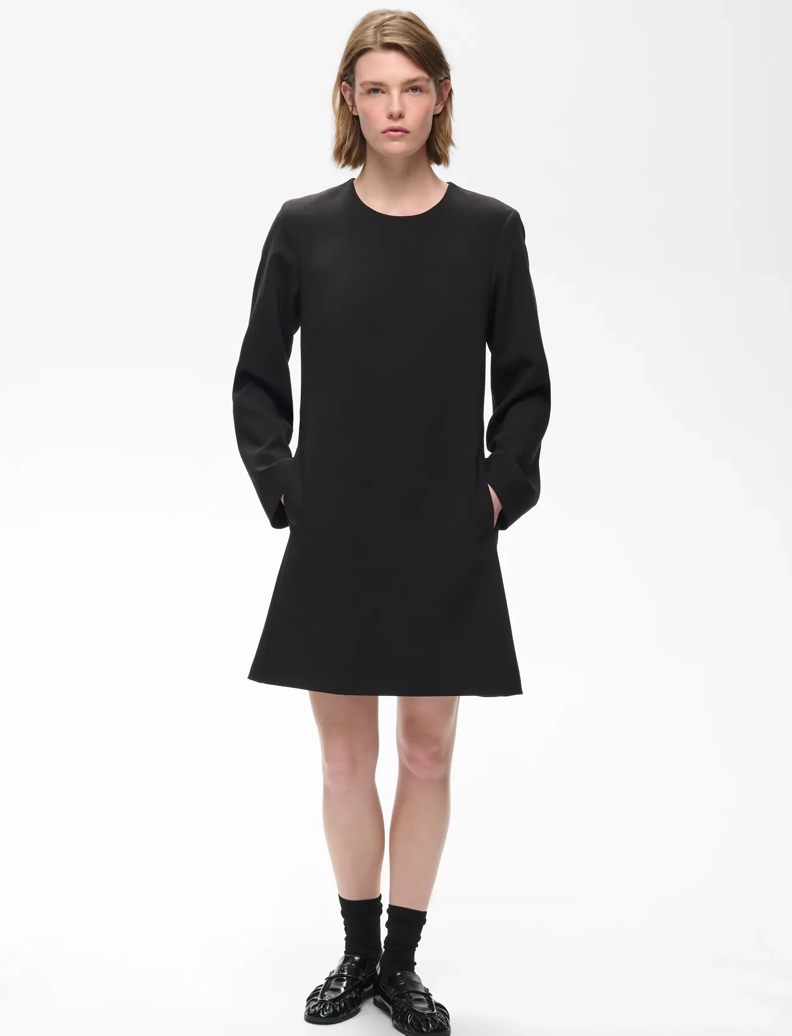 InWear CASSIEHIW BRYELLE DRESS - Midiklänningar - BLACK / black