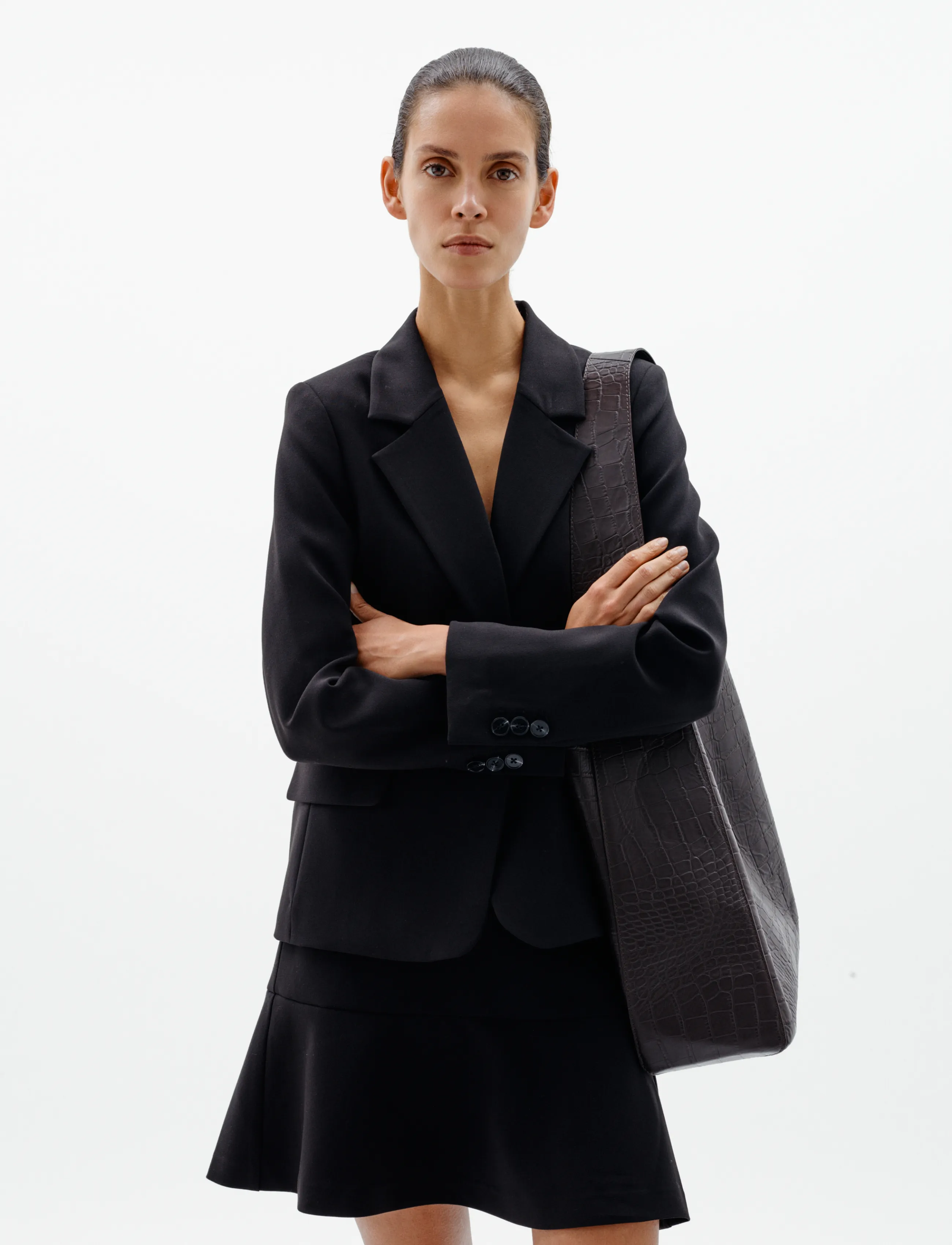 InWear - CASSIEHIW SKIRT - kurze röcke - black - 3