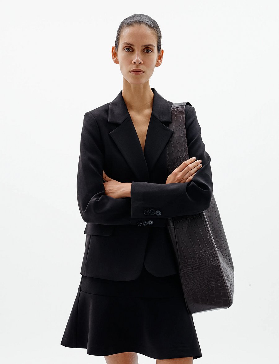 InWear - CASSIEHIW SKIRT - kurze röcke - black - 3