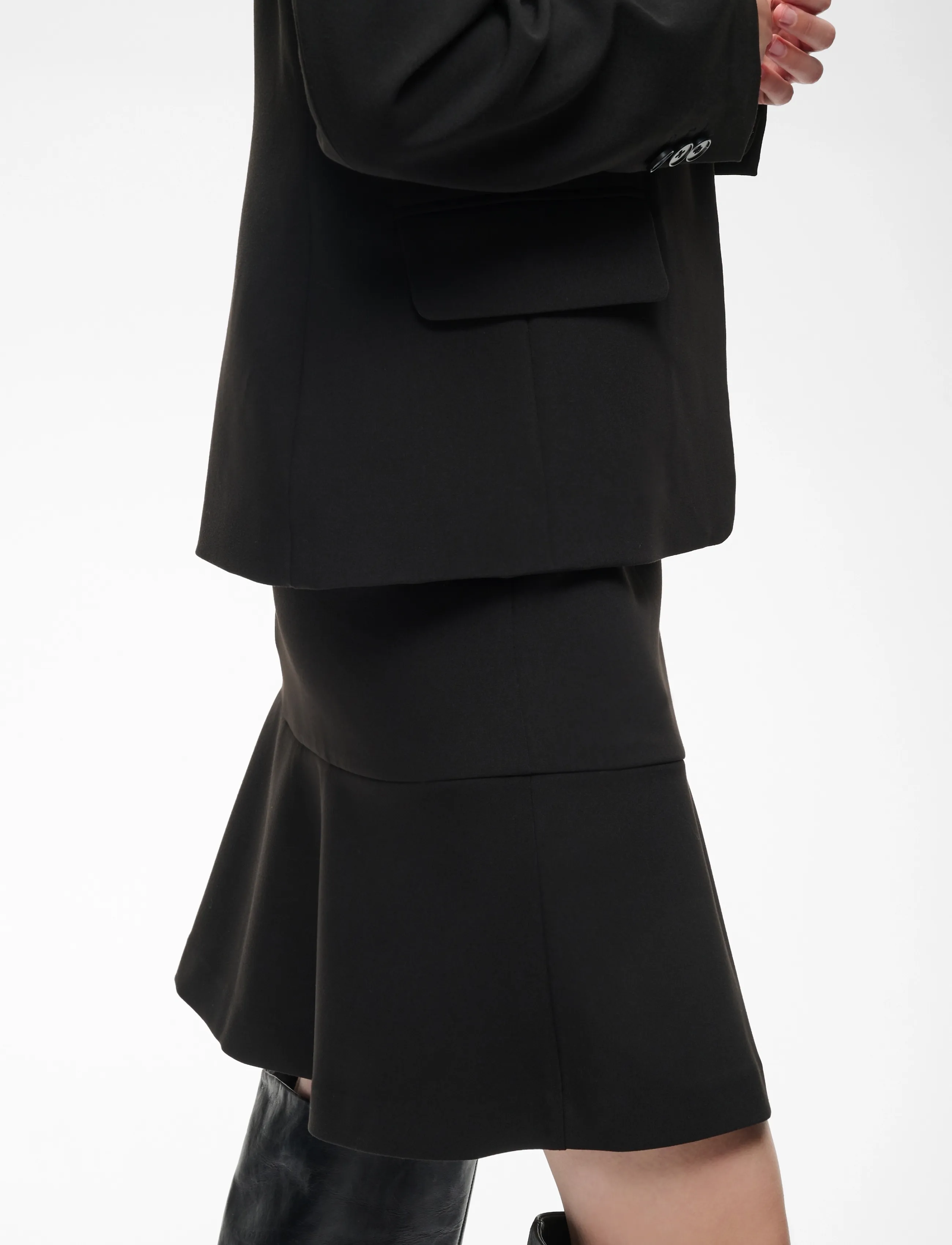 InWear - CASSIEHIW SKIRT - kurze röcke - black - 5