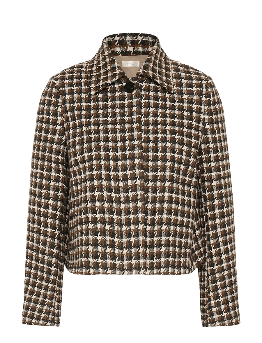 InWear - CARSONNEIW JACKET - Õhukesed jakid - black/ brown - 1