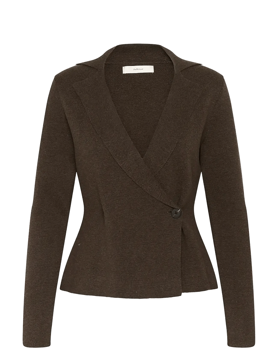 InWear - TILDAIW CARDIGAN - cardigans - chocolate brown melange - 1