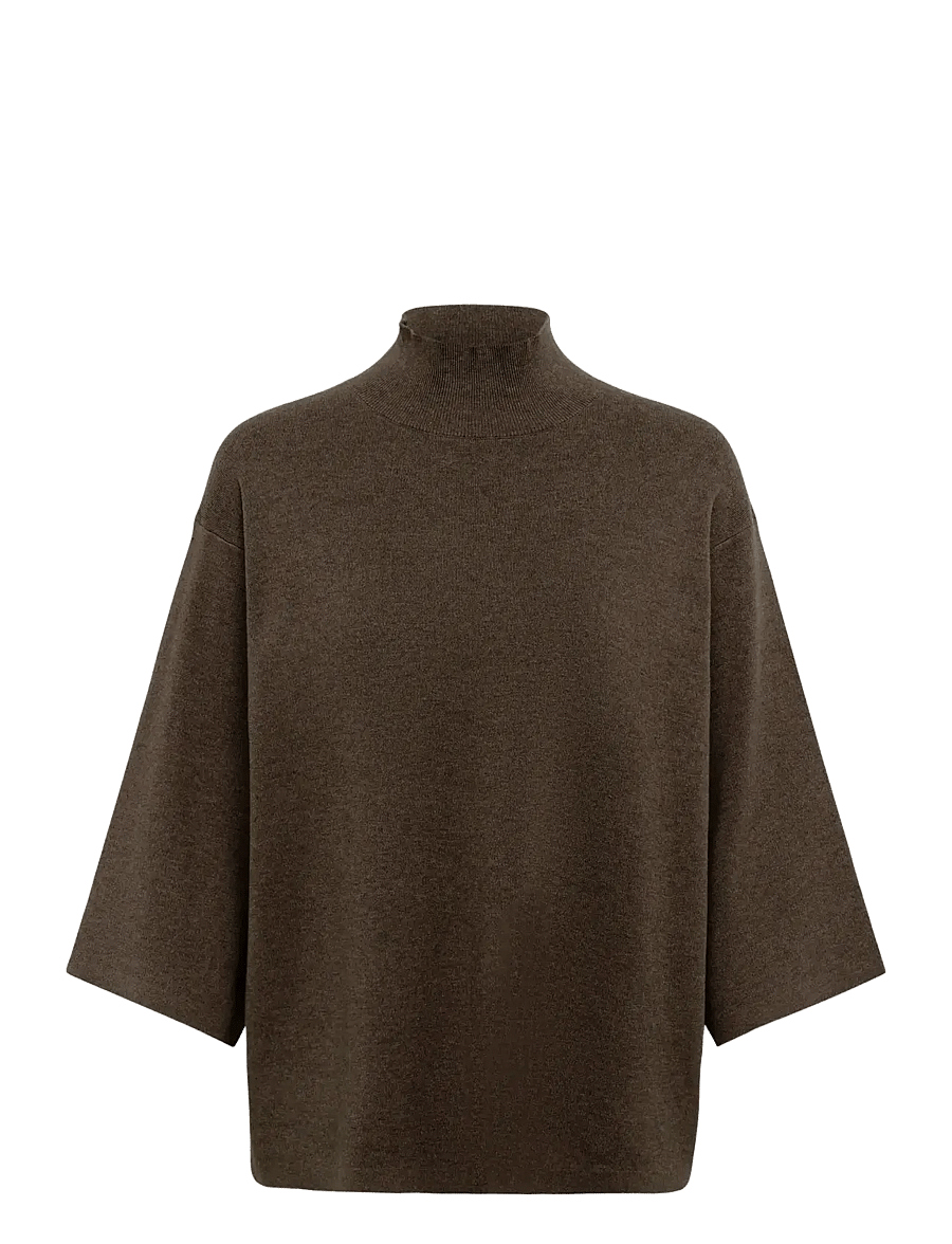 InWear - TILDAIW HIGHNECK - pullover - chocolate torte melange - 0