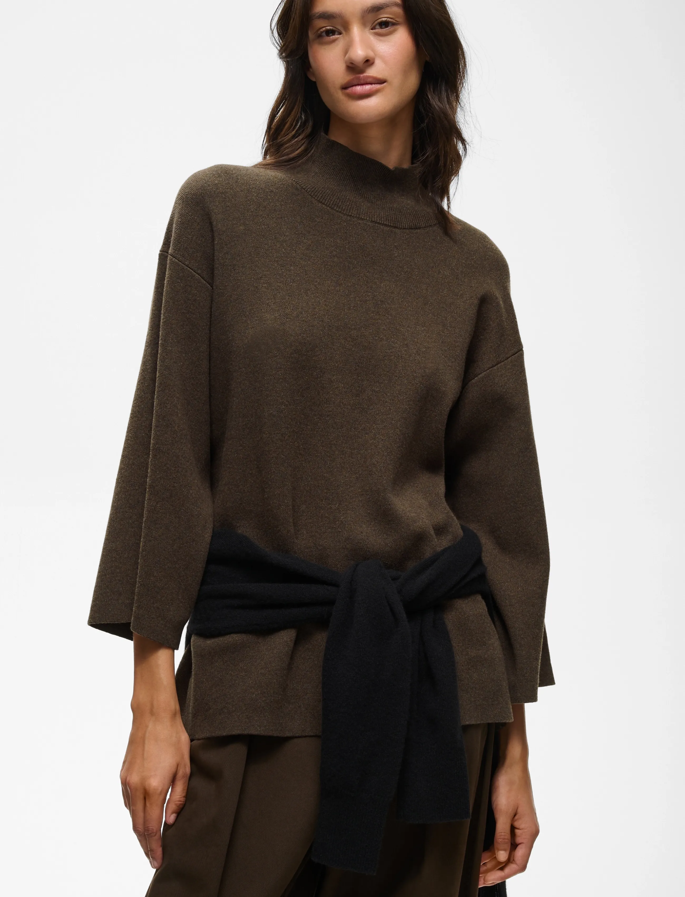 InWear TILDAIW HIGHNECK - InWear - CHOCOLATE TORTE MELANGE / brown