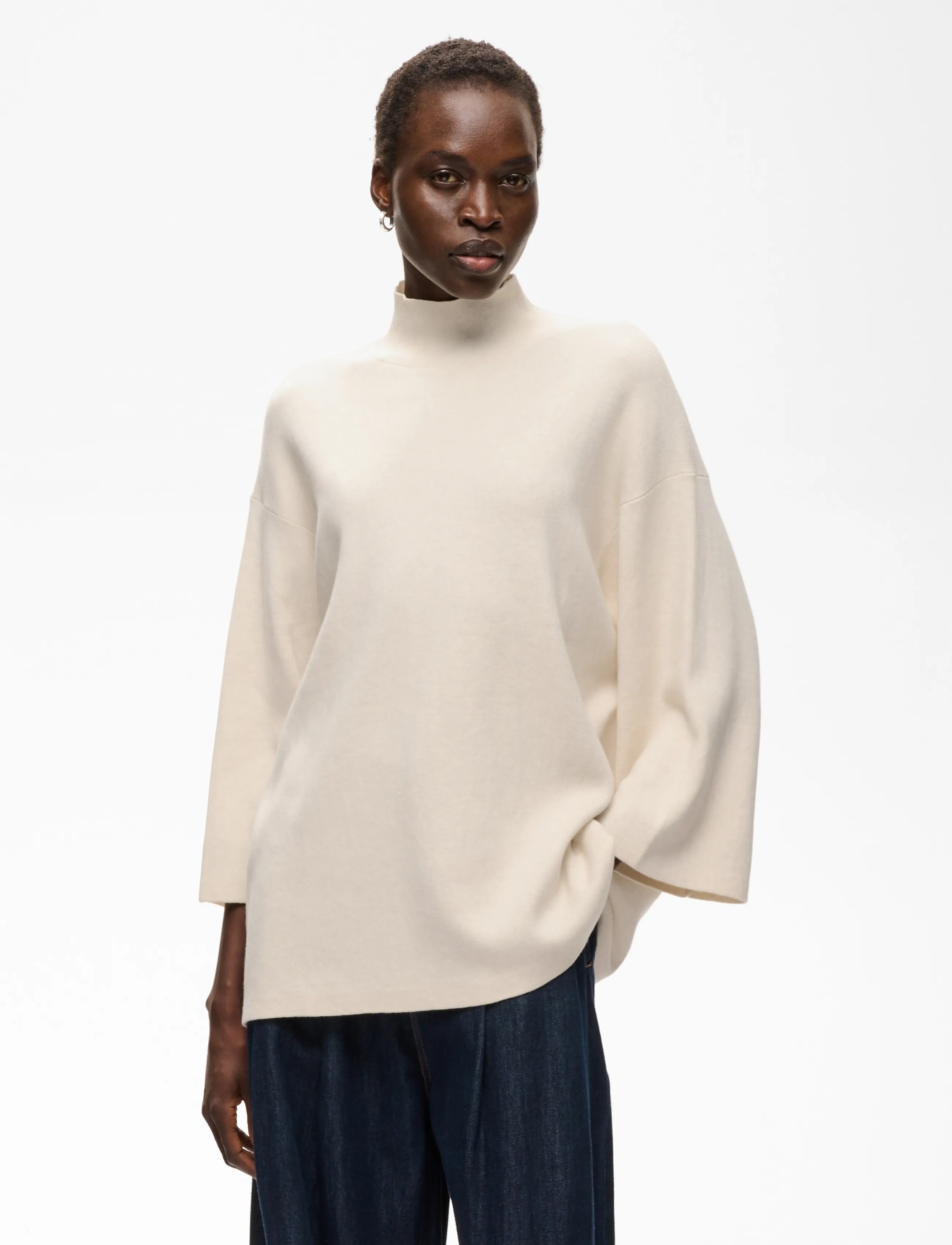 InWear TILDAIW HIGHNECK - InWear - PEARLED IVORY MELANGE / cream